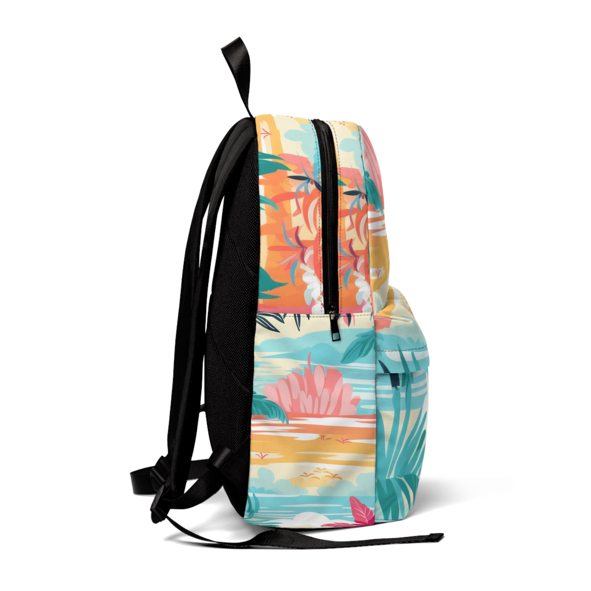 Afshar Island Dream Unisex Classic Backpack, Artsulli - Art is Long, Life is Short, Bags, , , , , , , 