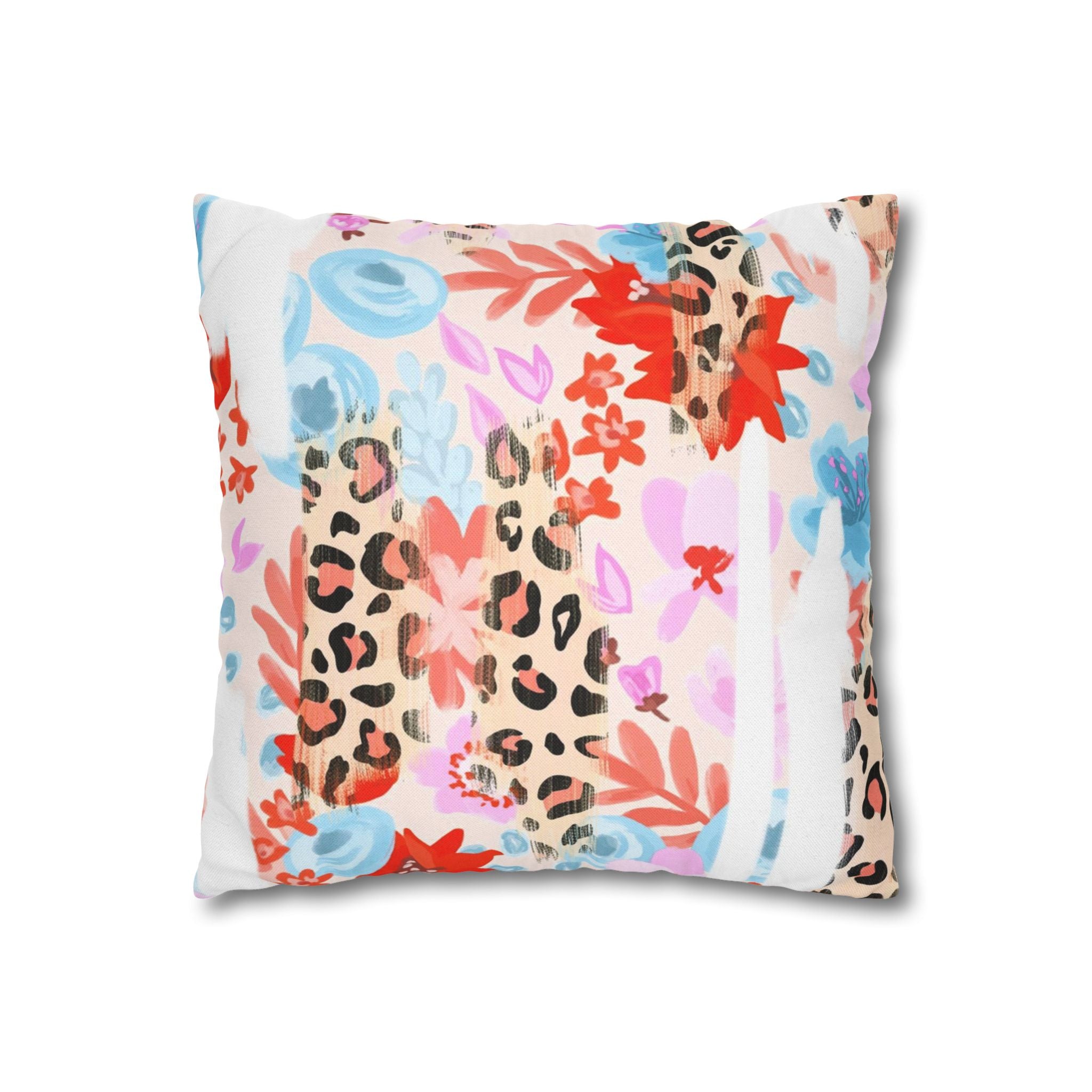 Spun Polyester Square Pillowcase