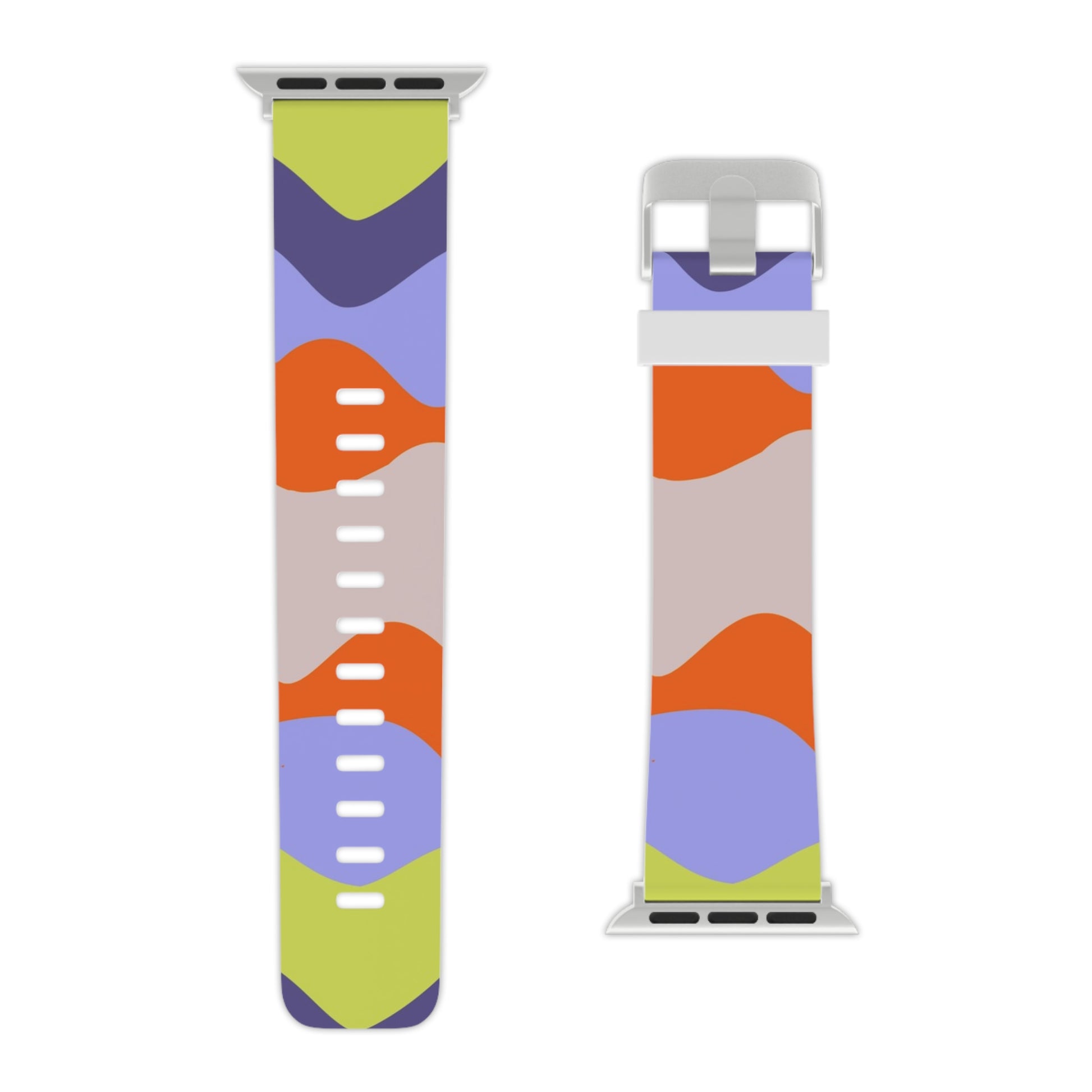 Waves Red and Blue Watch Band for Apple Watch, Artsulli - Art is Long, Life is Short, Accessories, , , , , , , 