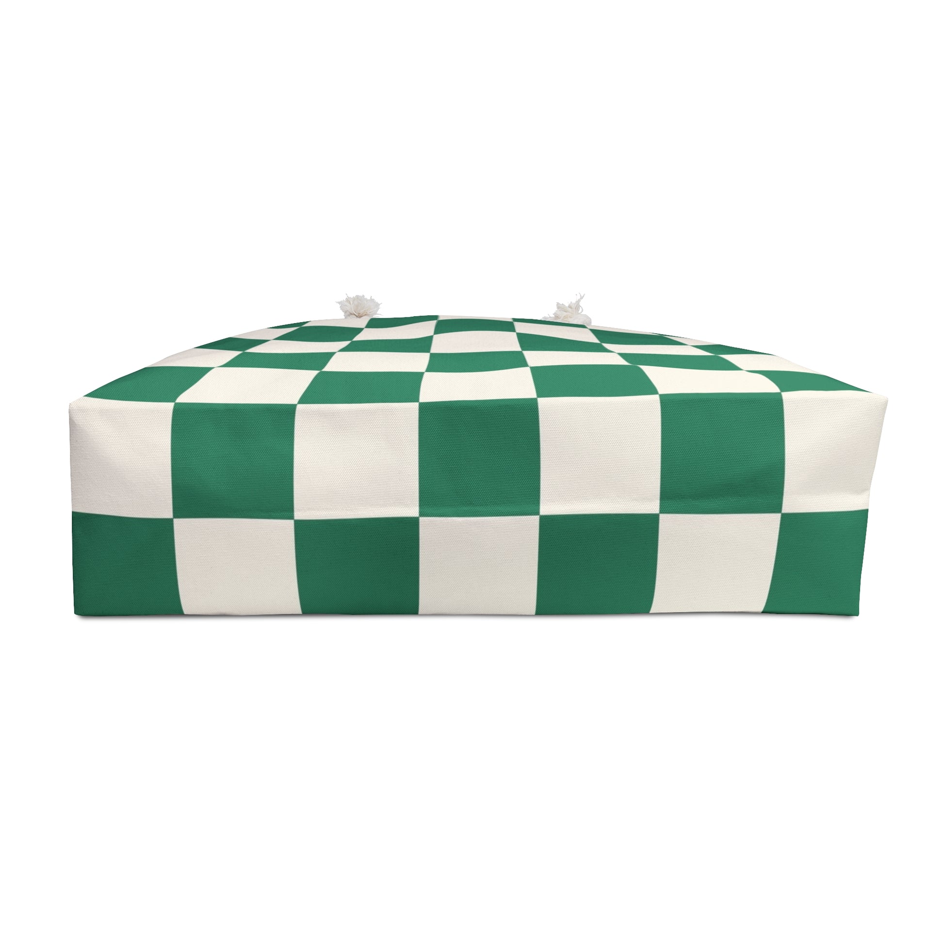 Checkerboard II Dark Green Weekender Bag, Artsulli - Art is Long, Life is Short, Bags, , , , , , , 