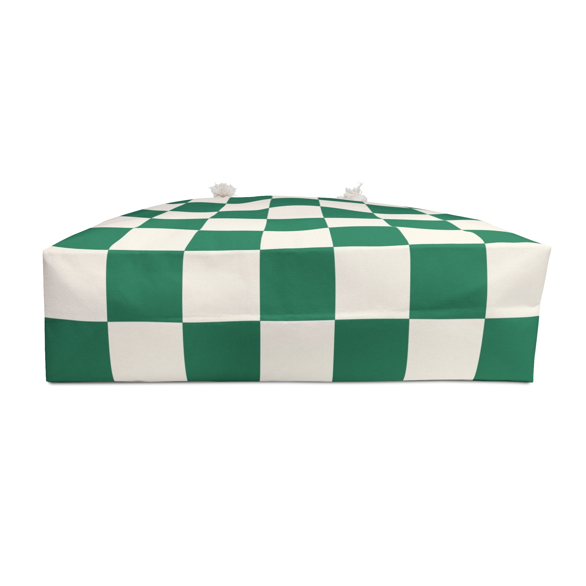 Checkerboard II Dark Green Weekender Bag, Artsulli - Art is Long, Life is Short, Bags, , , , , , , 