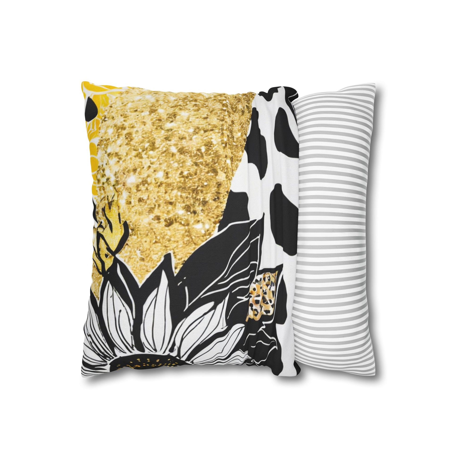 Spun Polyester Square Pillowcase, Artsulli - Art is Long, Life is Short, Home Decor, , , , , , , 