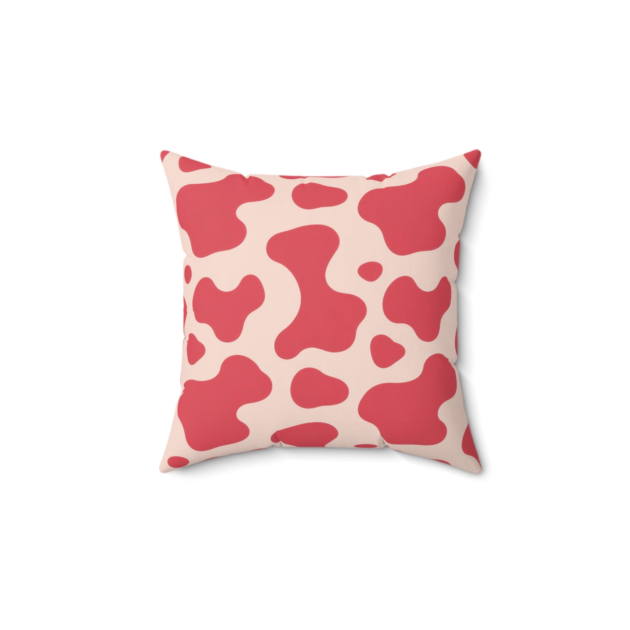 Copy of Red Jungle Cow Spun Polyester Square Pillow, Artsulli - Art is Long, Life is Short, Home Decor, Size, 14" × 14", , , , , 15891976617191581542