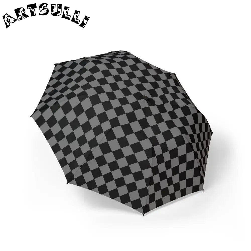 8K Void Surfer II Semi-Automatic Foldable Umbrella, Artsulli - Art is Long, Life is Short, Accessories, Size, One size, , , , , 44367013674760893458