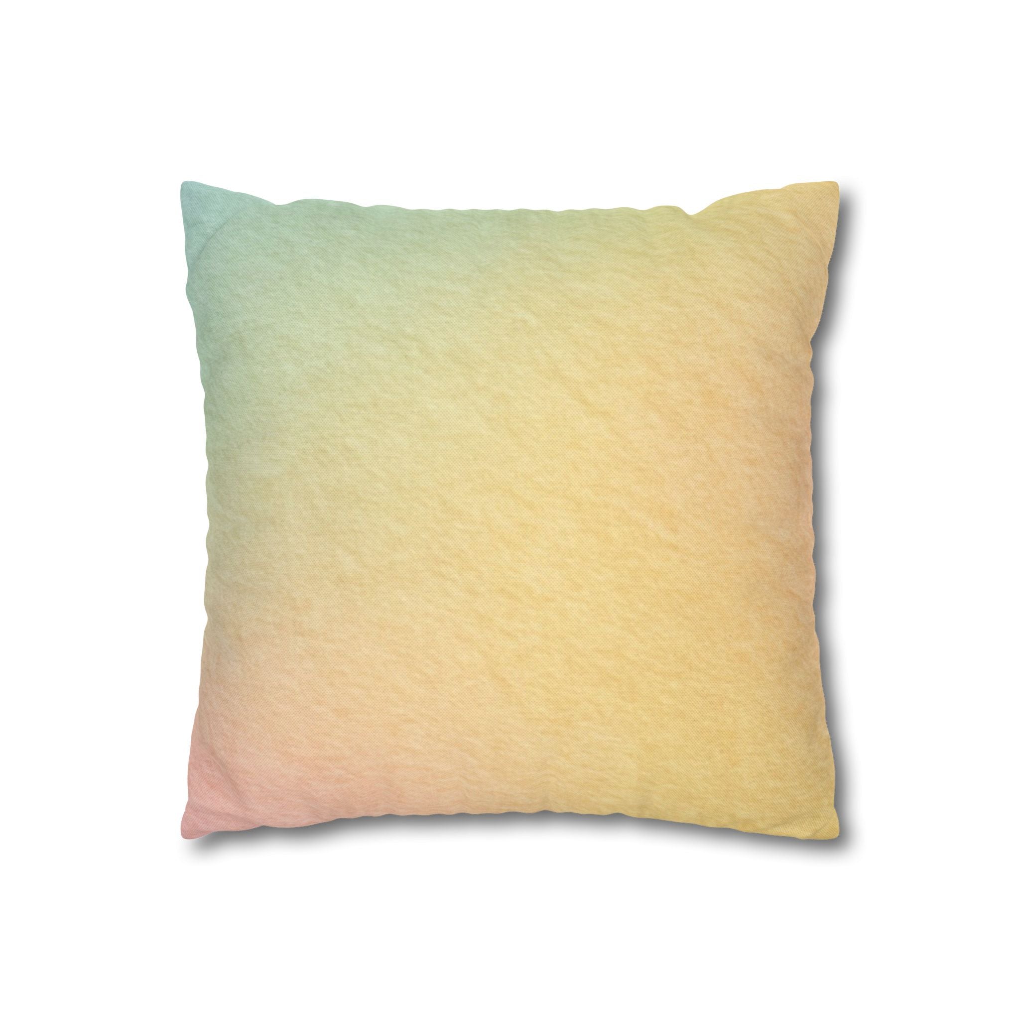 Spun Polyester Square Pillowcase