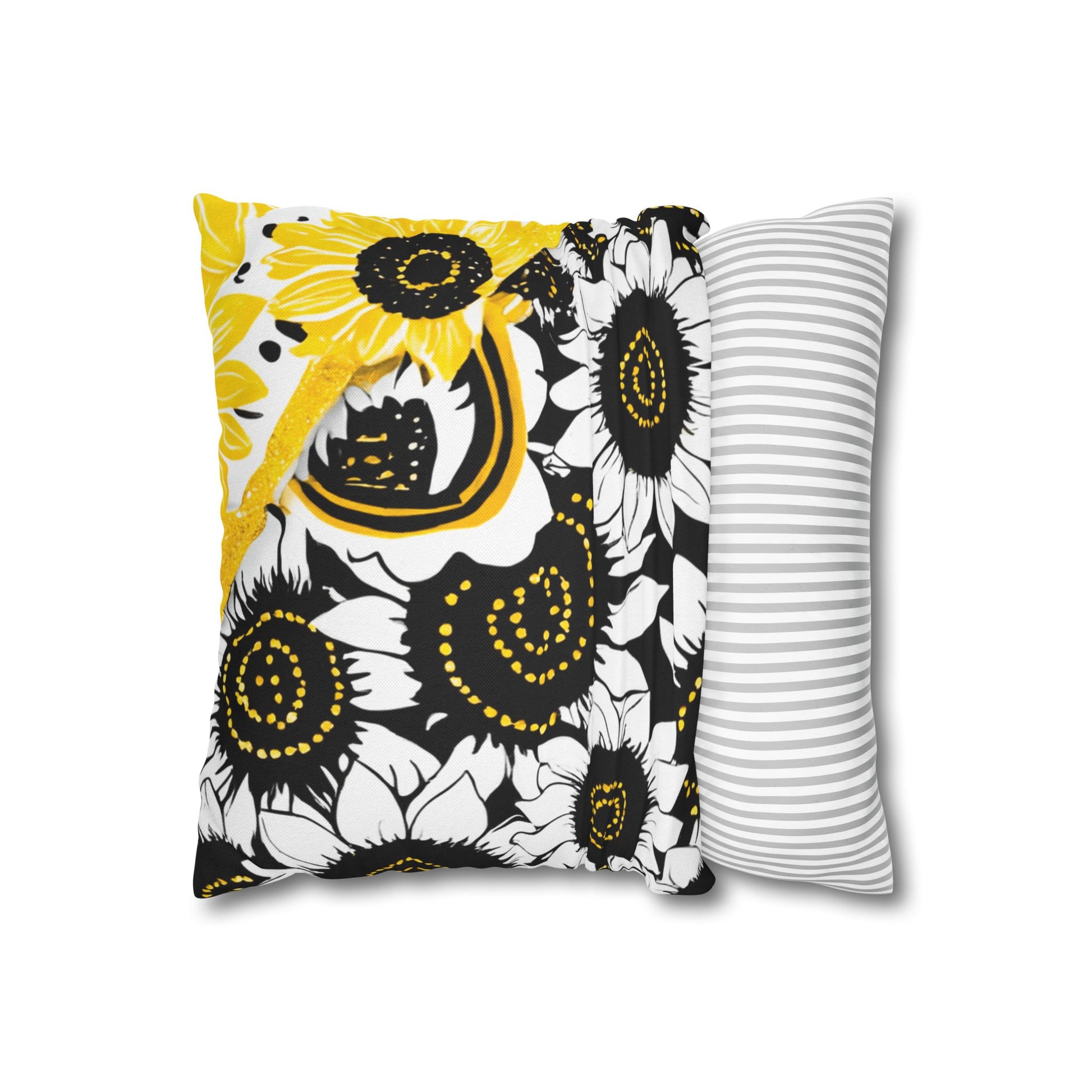 Spun Polyester Square Pillowcase, Artsulli - Art is Long, Life is Short, Home Decor, , , , , , , 