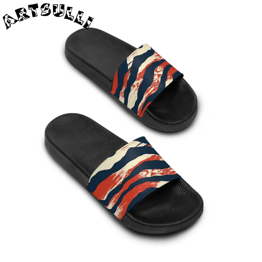 JAKKOUTTHEBXX Capricious Tiger Wave Women’s Slide Sandals