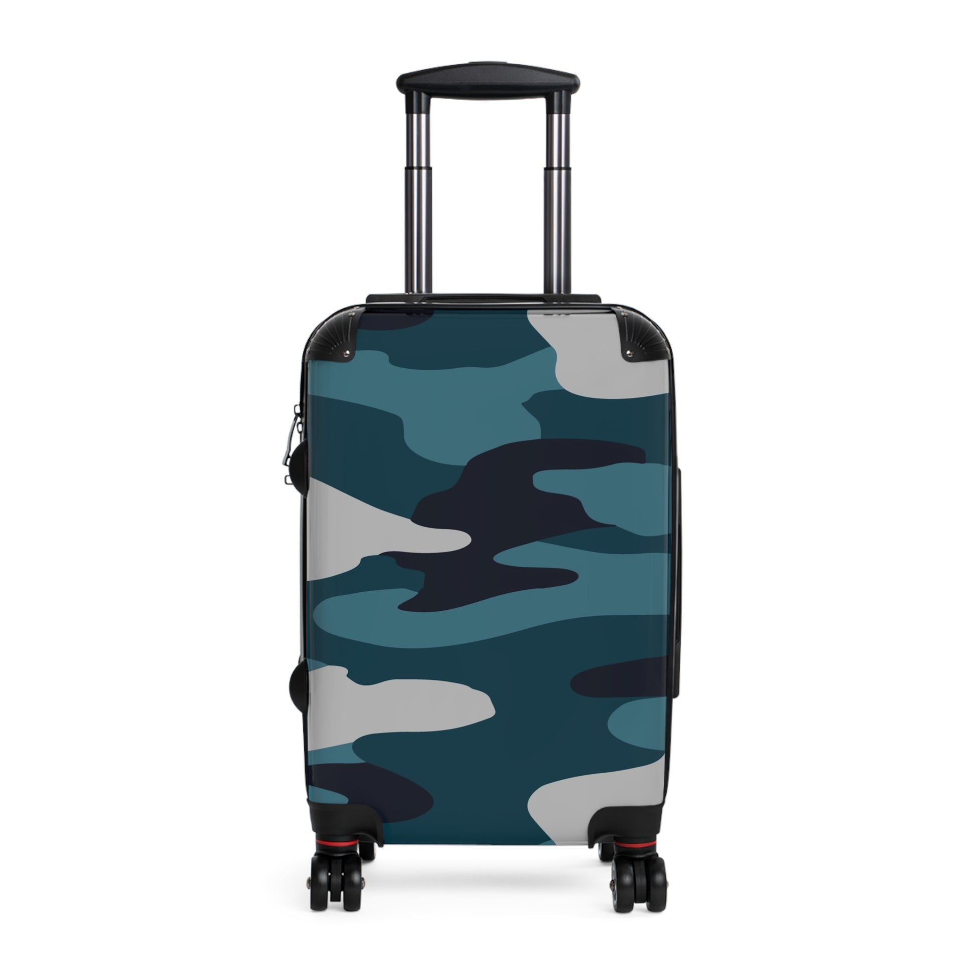 Blue Camouflage Suitcase, Artsulli - Art is Long, Life is Short, Bags, Size, Small, Color, Black, , , 12075261258820