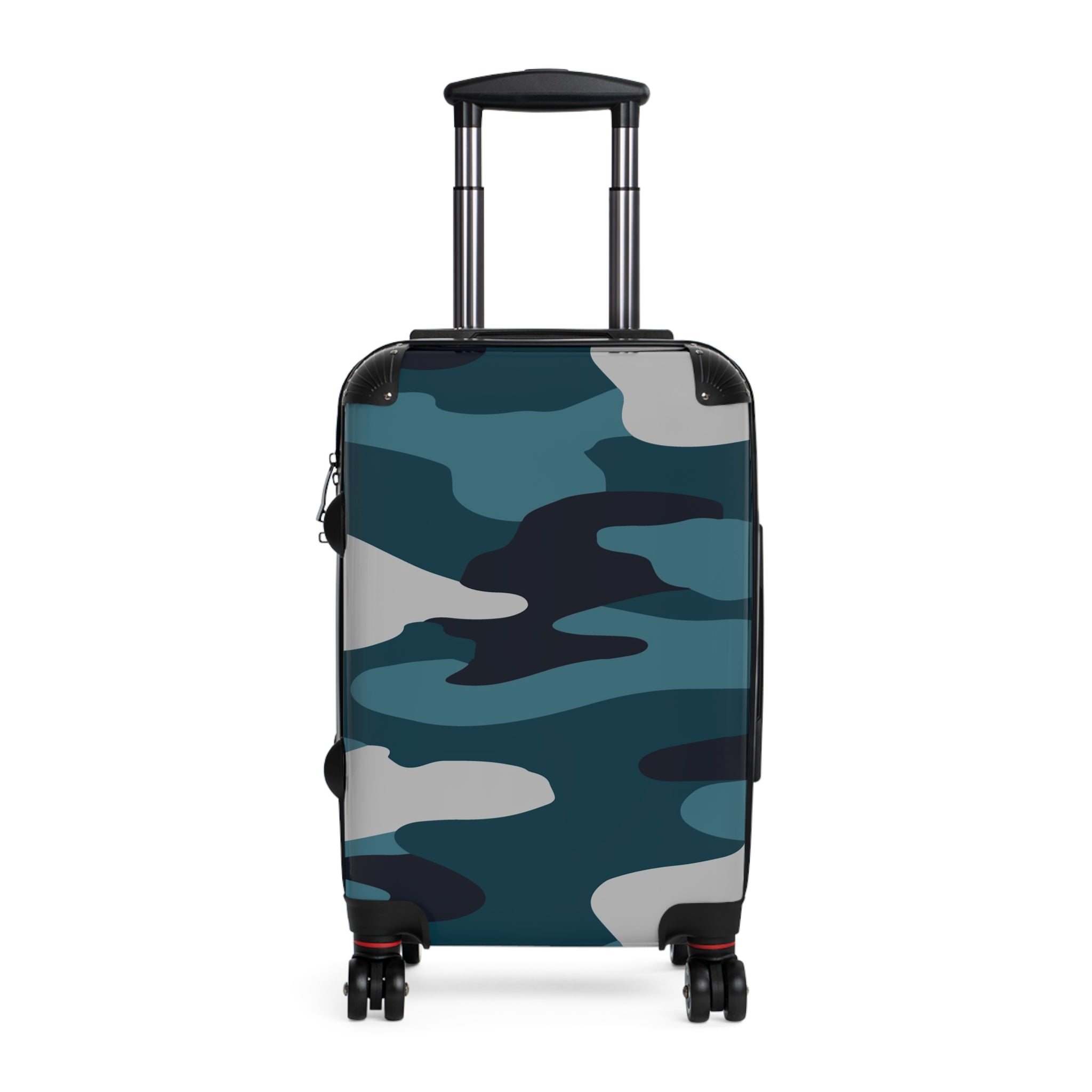 Blue Camouflage Suitcase, Artsulli - Art is Long, Life is Short, Bags, Size, Small, Color, Black, , , 12075261258820