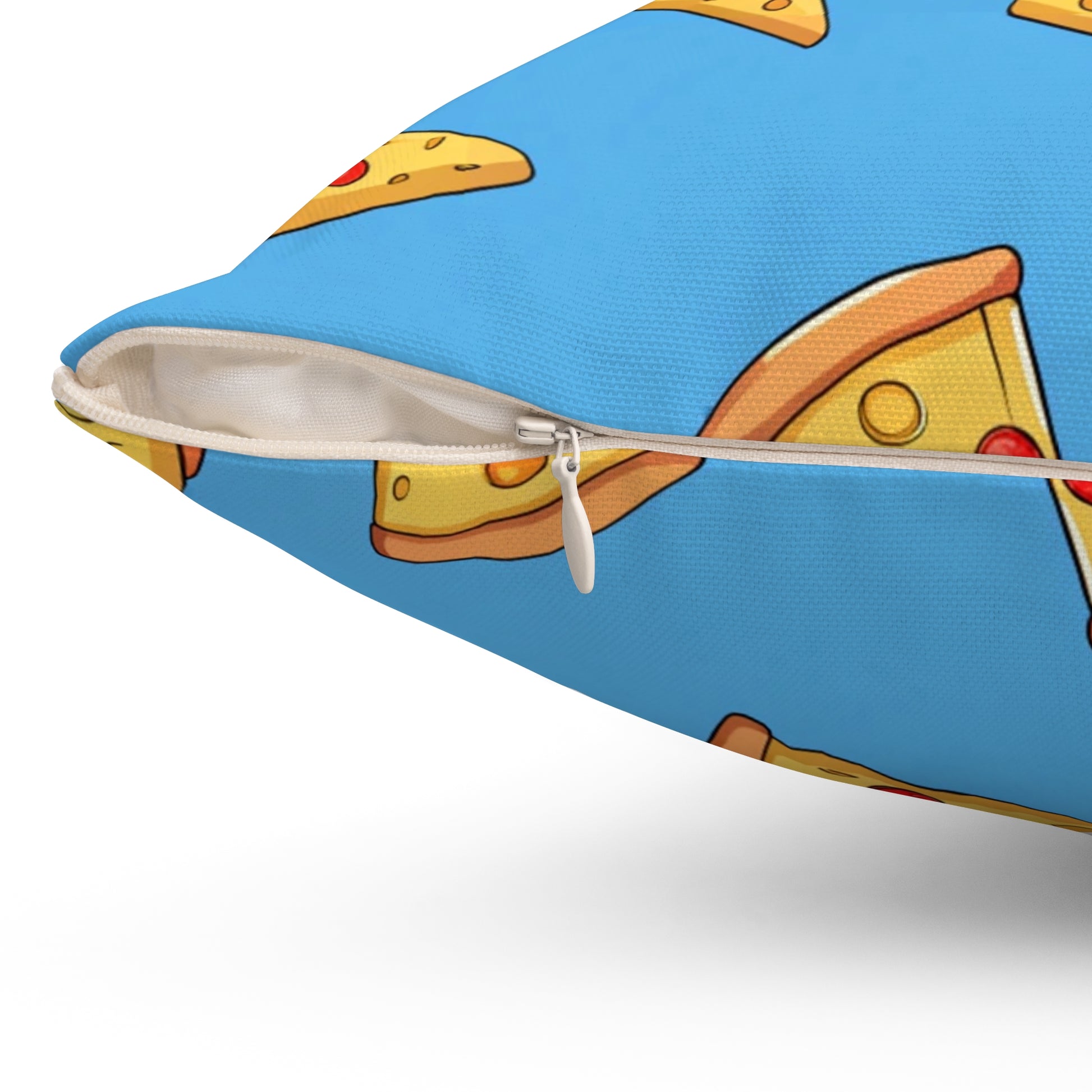 Blue Pizza Dreamscape Spun Polyester Square Pillow, Artsulli - Art is Long, Life is Short, Home Decor, , , , , , , 