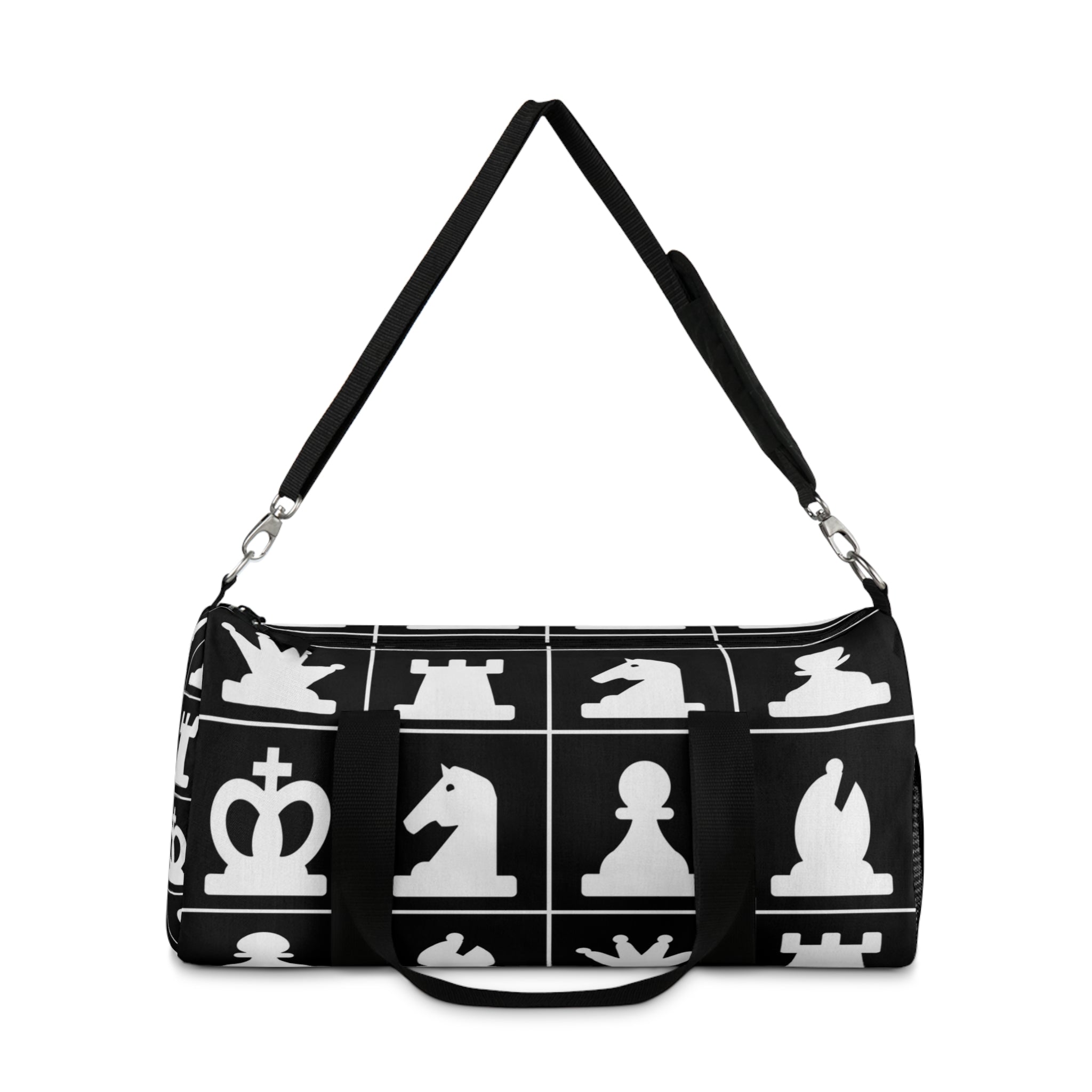 Chessboard Duffel Bag, Artsulli - Art is Long, Life is Short, Bags, , , , , , , 