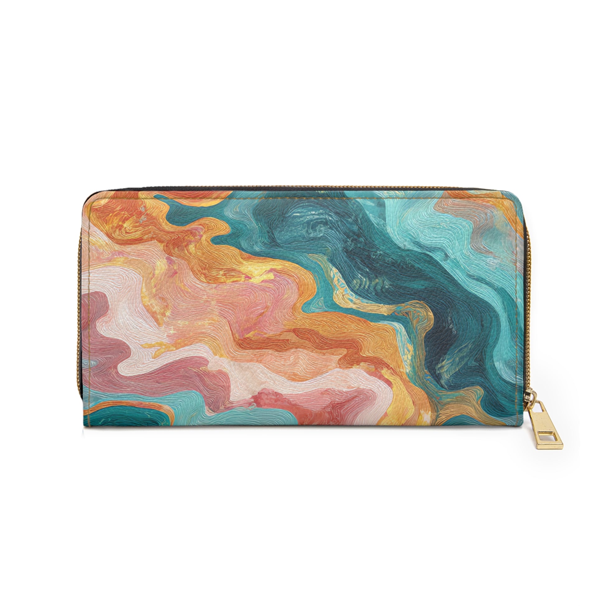 Liquid Marble Spill II Zipper Wallet, Artsulli - Art is Long, Life is Short, Accessories, , , , , , , 