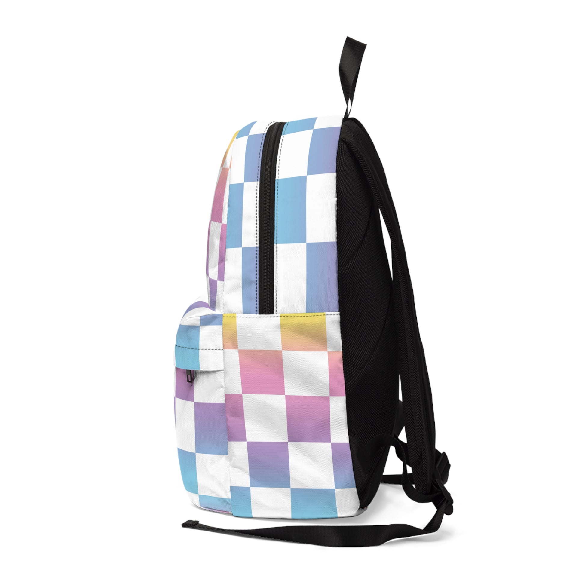 Vaporwave Check II Unisex Classic Backpack, Artsulli - Art is Long, Life is Short, Bags, , , , , , , 