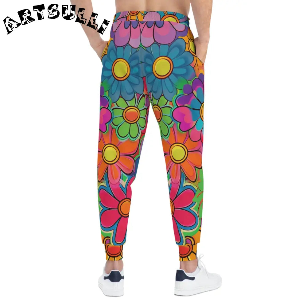 JAKKOUTTHEBXX Chromatic Daisy Dream Athletic Joggers (AOP)