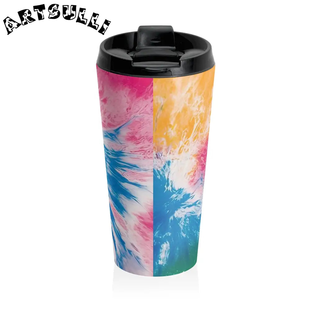 JAKKOUTTHEBXX Tie Dye Stainless Steel Travel Mug 2025