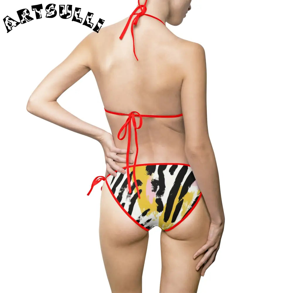 JAKKOUTTHEBXX Wild Zebra Stripes x Paint Brush Strokes Multi-Color