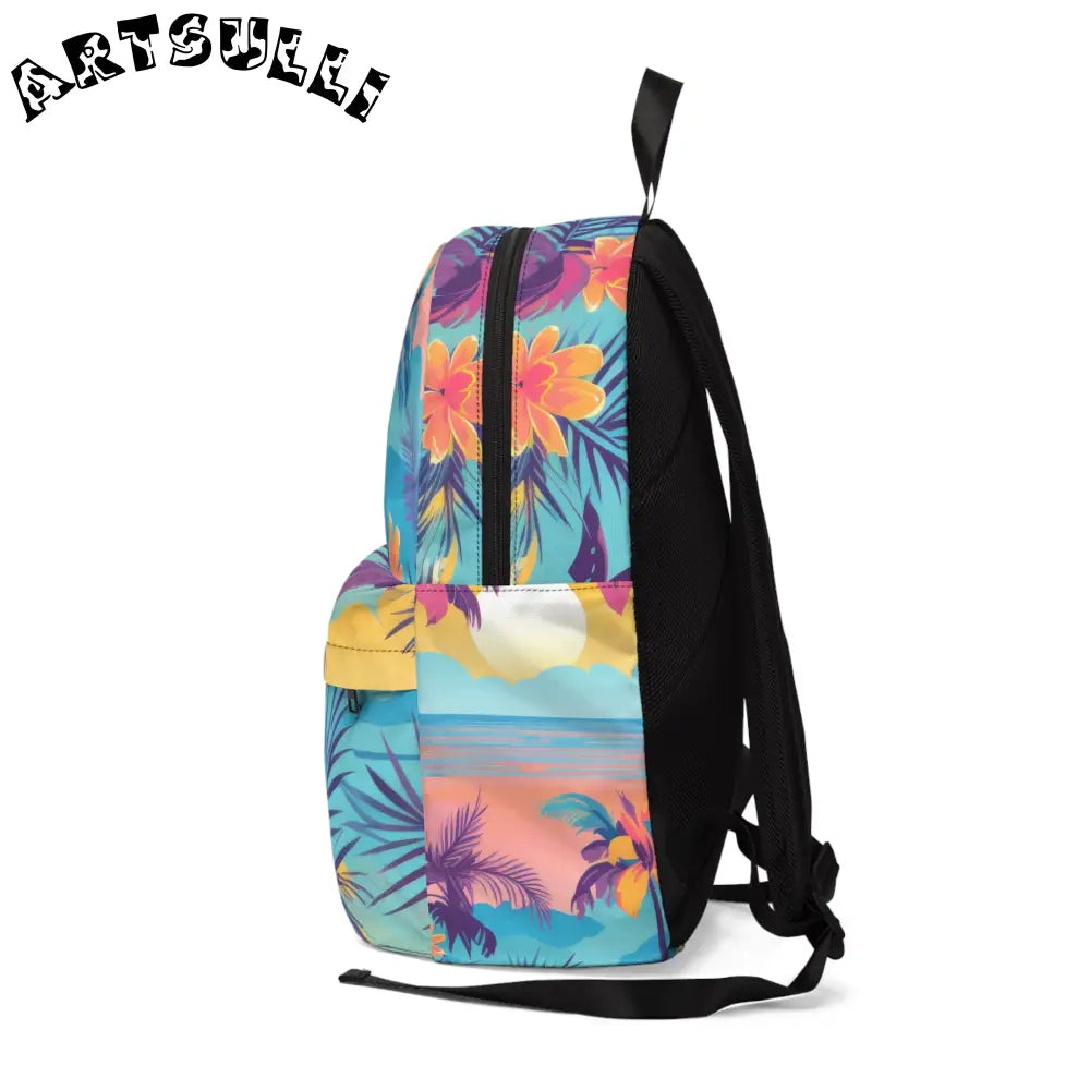 JAKKOUTTHEBXX Sunset Paradise Unisex Classic Backpack JAKKOUTTHEBXX