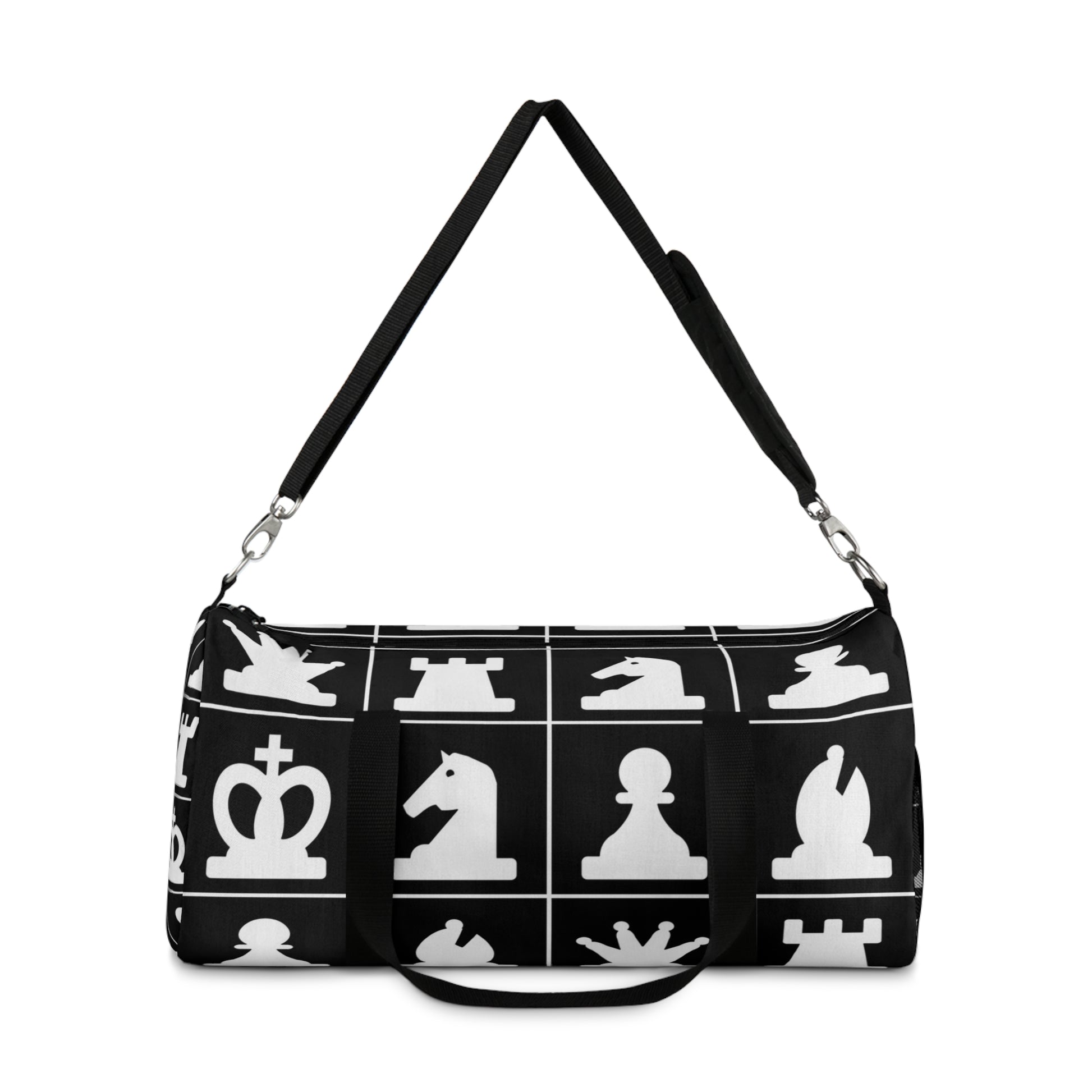 Chessboard Duffel Bag, Artsulli - Art is Long, Life is Short, Bags, , , , , , , 