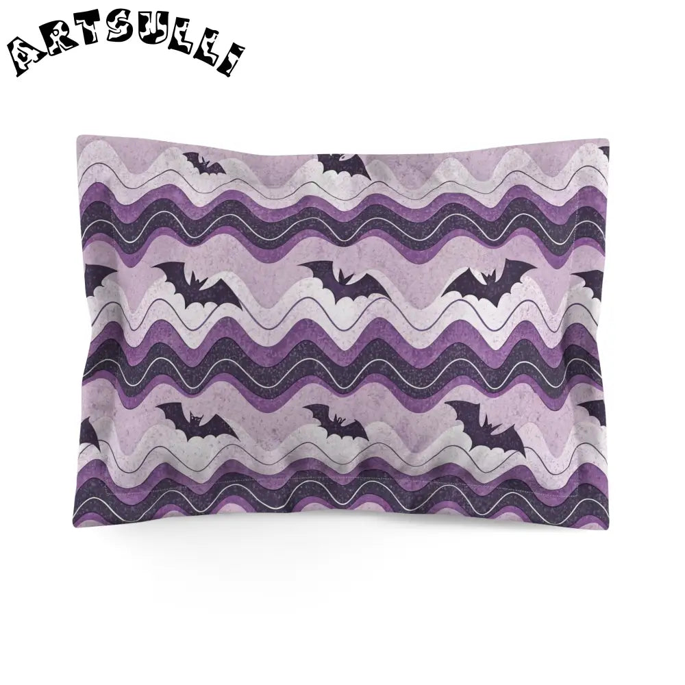 JAKKOUTTHEBXX Bat Wave Microfiber Pillow Sham JAKKOUTTHEBXX Artsulli