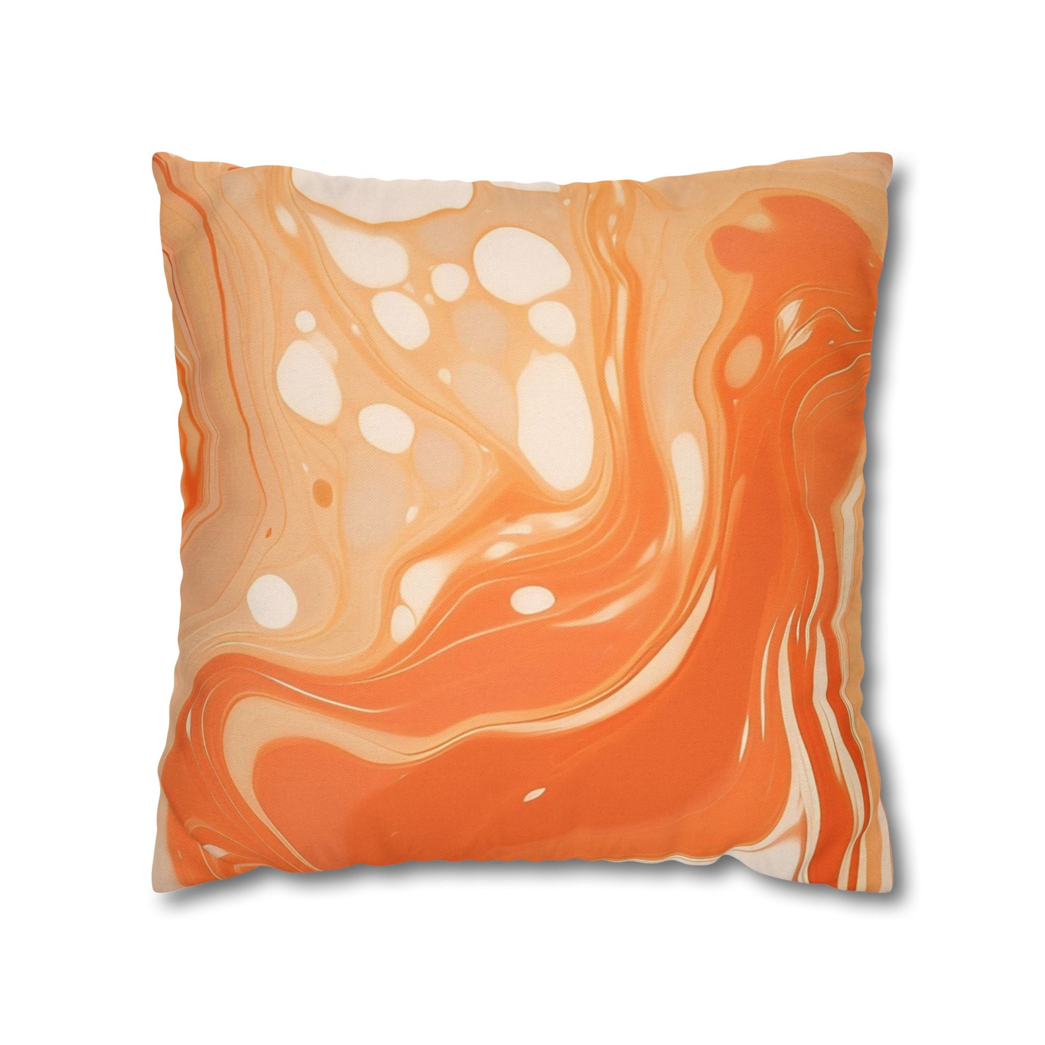 Spun Polyester Square Pillowcase
