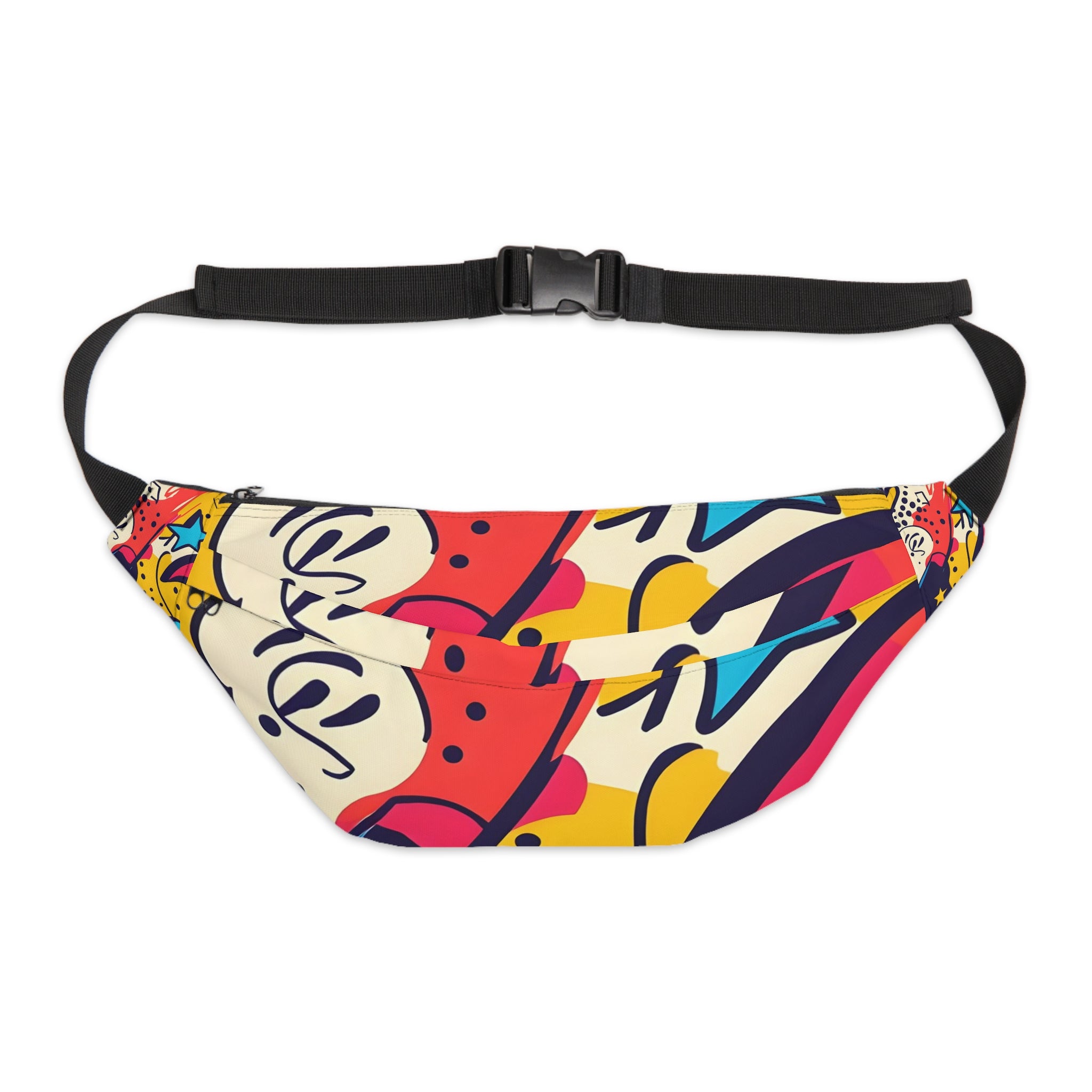 Comic x Pop Art Large Fanny Pack, Artsulli - Art is Long, Life is Short, Bags, Size, 8" × 9" × 4'', , , , , 19275019793317406622