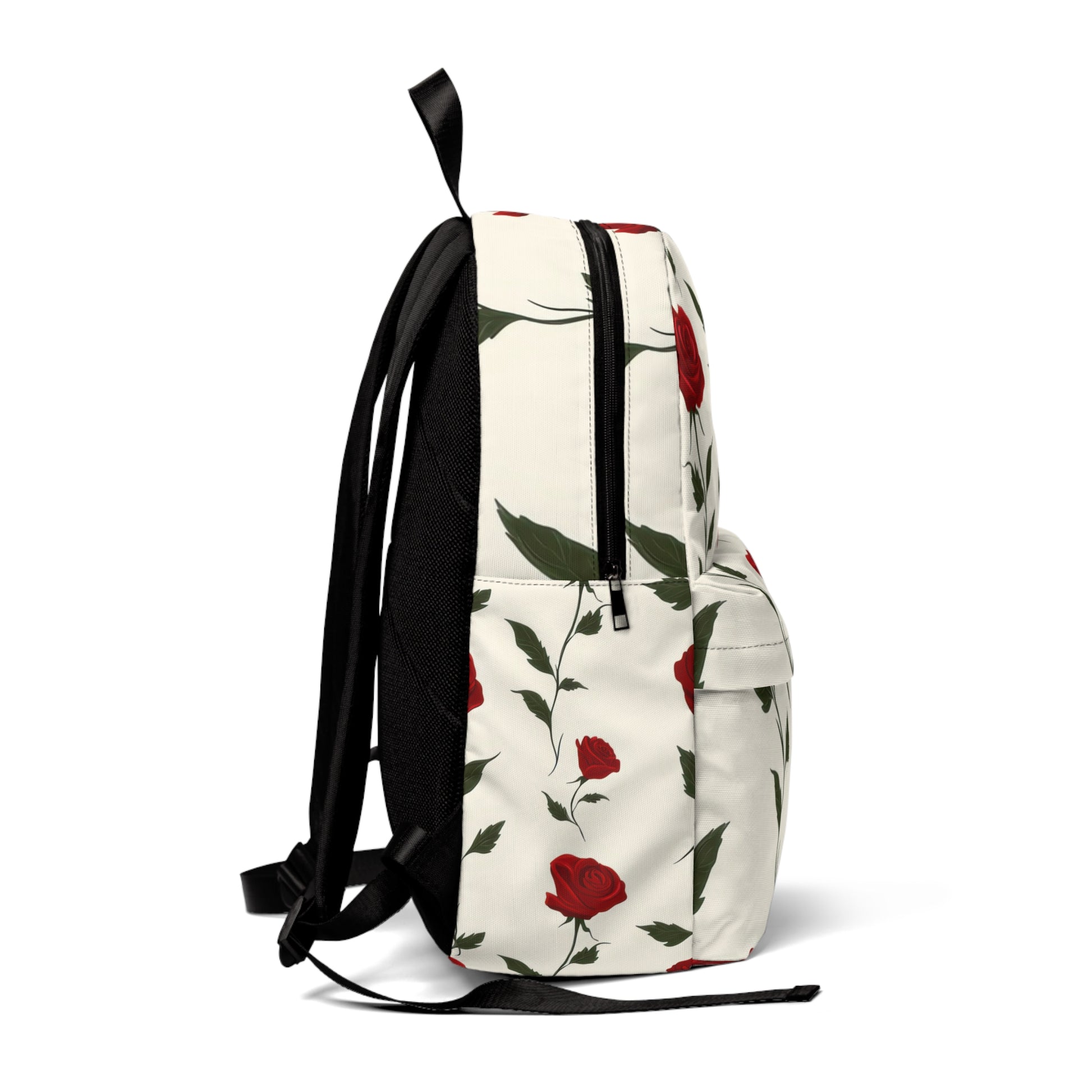 Red Roses Unisex Classic Backpack, Artsulli - Art is Long, Life is Short, Bags, , , , , , , 