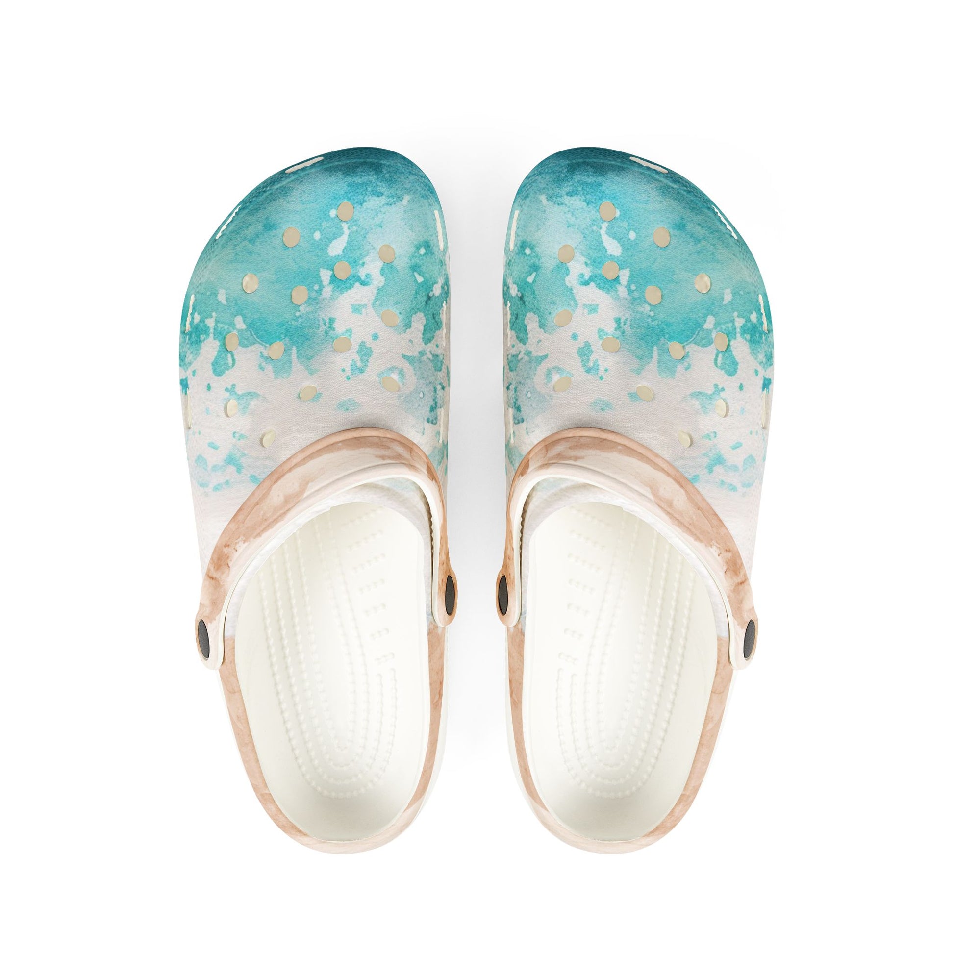 Seashore II EVA Foam Rubber Shoes (AOP), Artsulli - Art is Long, Life is Short, Shoes, Size, US 6 (Women's), Color, White, , , 32728749314668326015