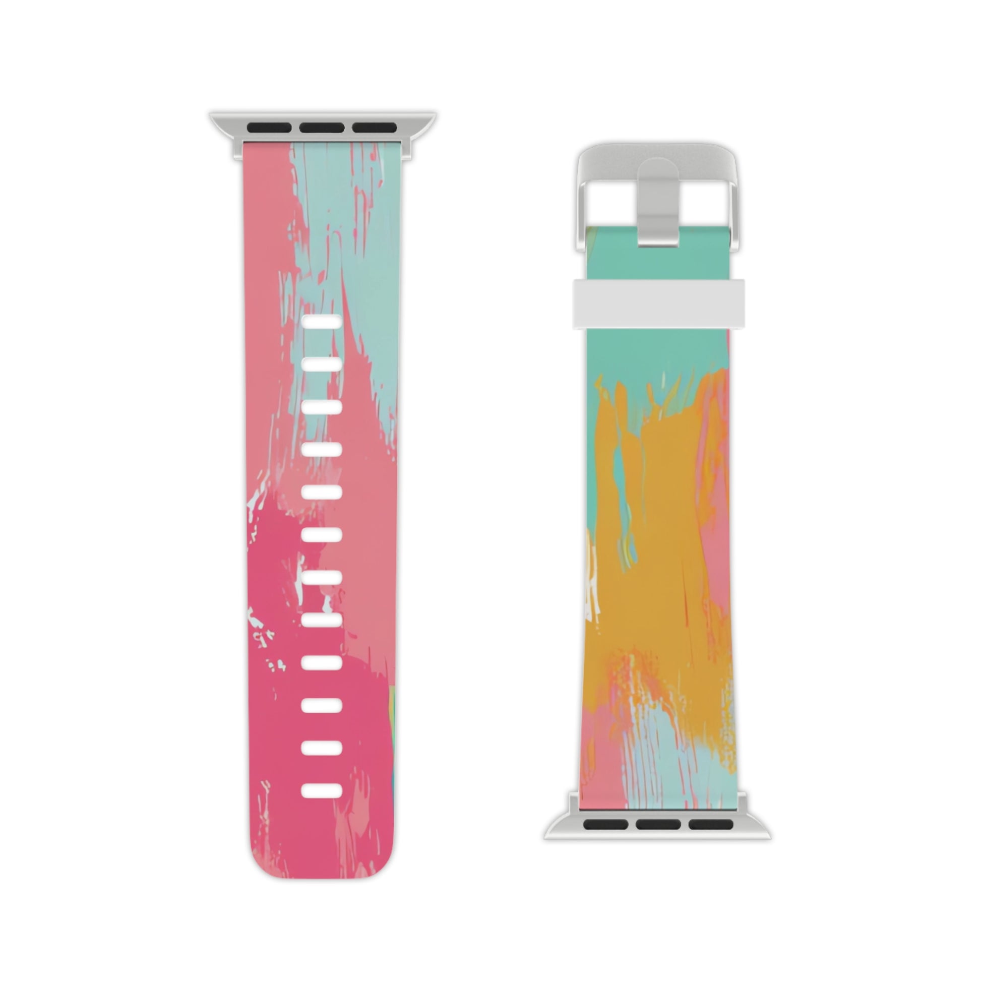 Preppy Pixel Bloom Watch Band for Apple Watch, Artsulli - Art is Long, Life is Short, Accessories, , , , , , , 
