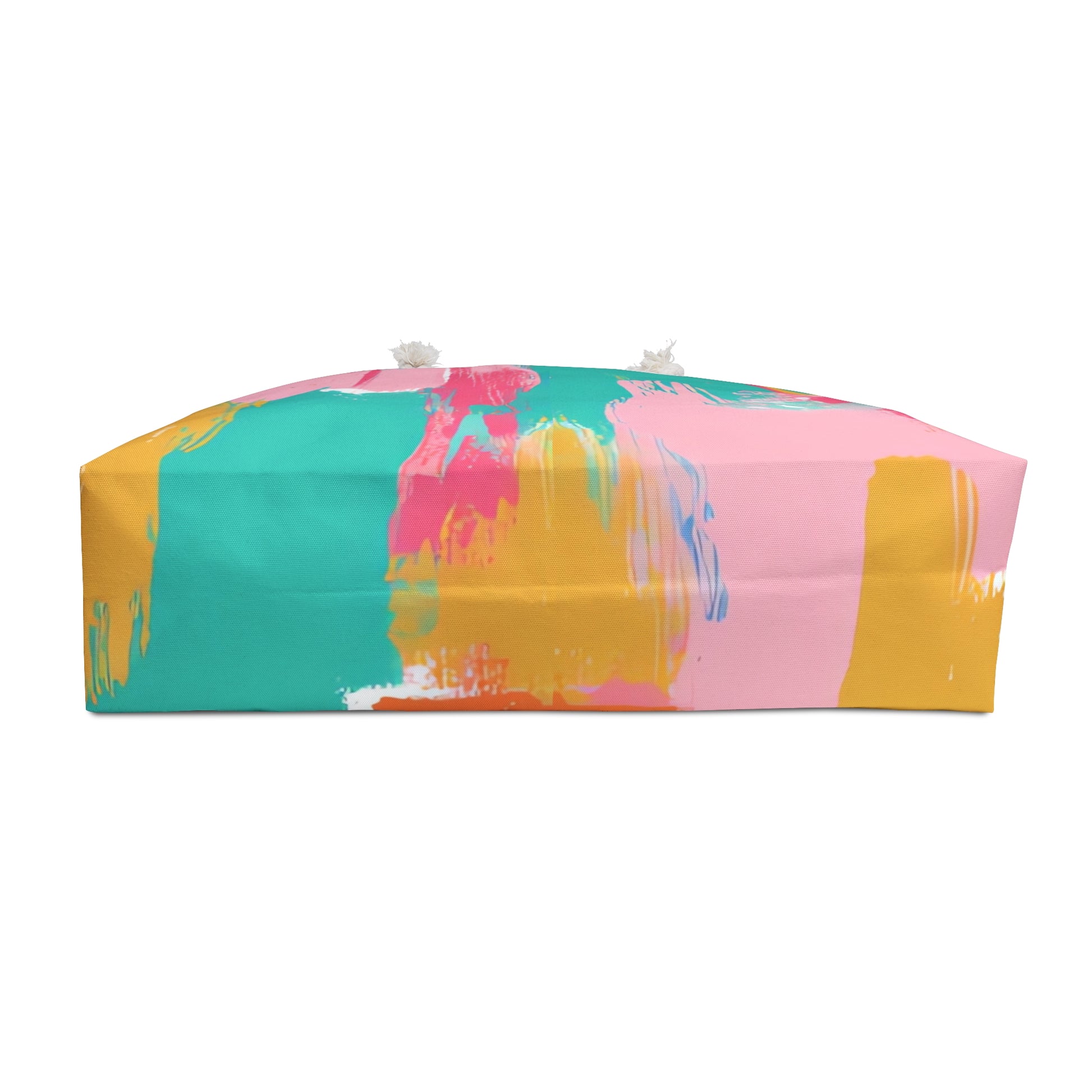 Preppy Pixel Bloom Weekender Bag, Artsulli - Art is Long, Life is Short, Bags, , , , , , , 