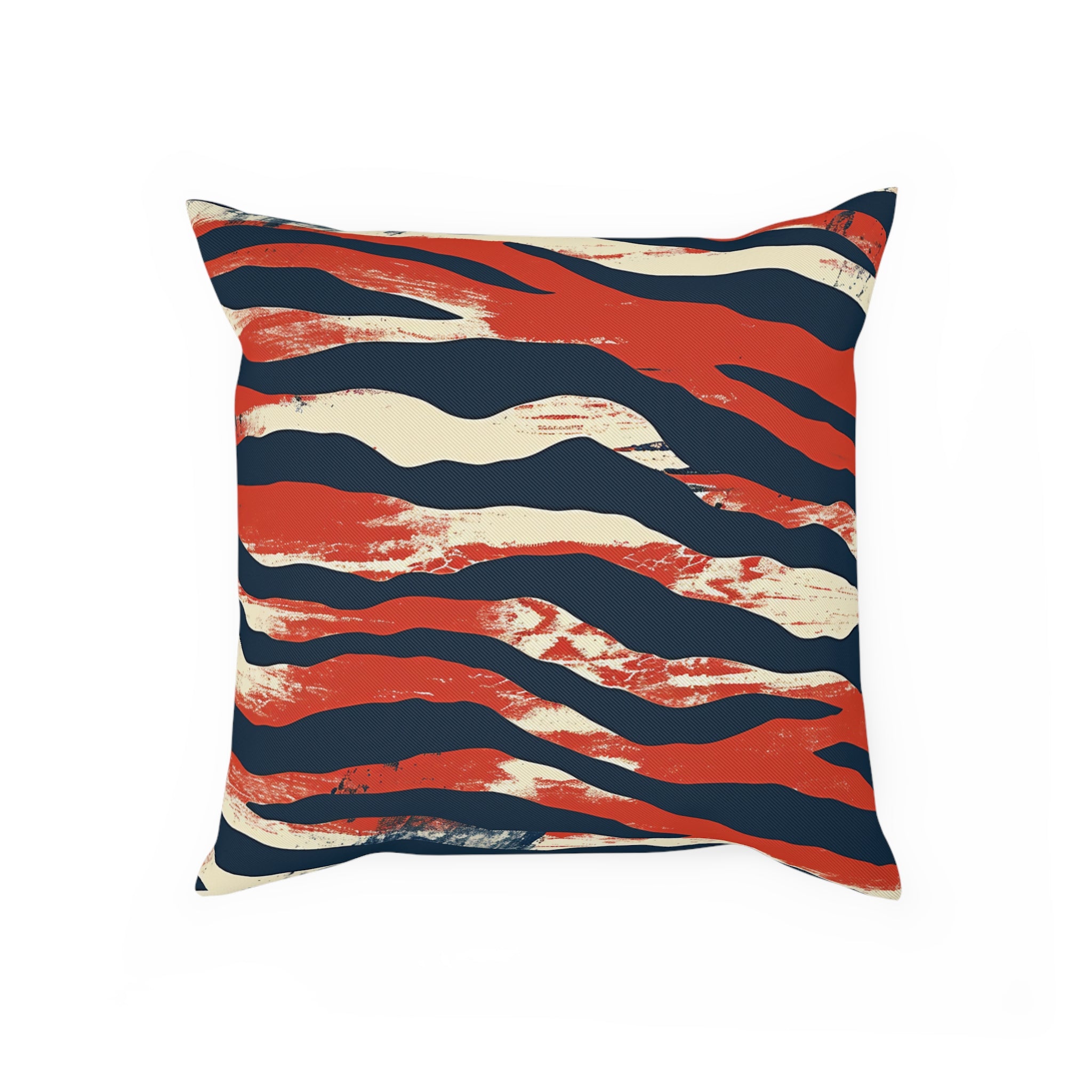 Capricious Tiger Wave Cushion, Artsulli - Art is Long, Life is Short, Home Decor, Size, 15.7 × 15.7, , , , , 19159681249295