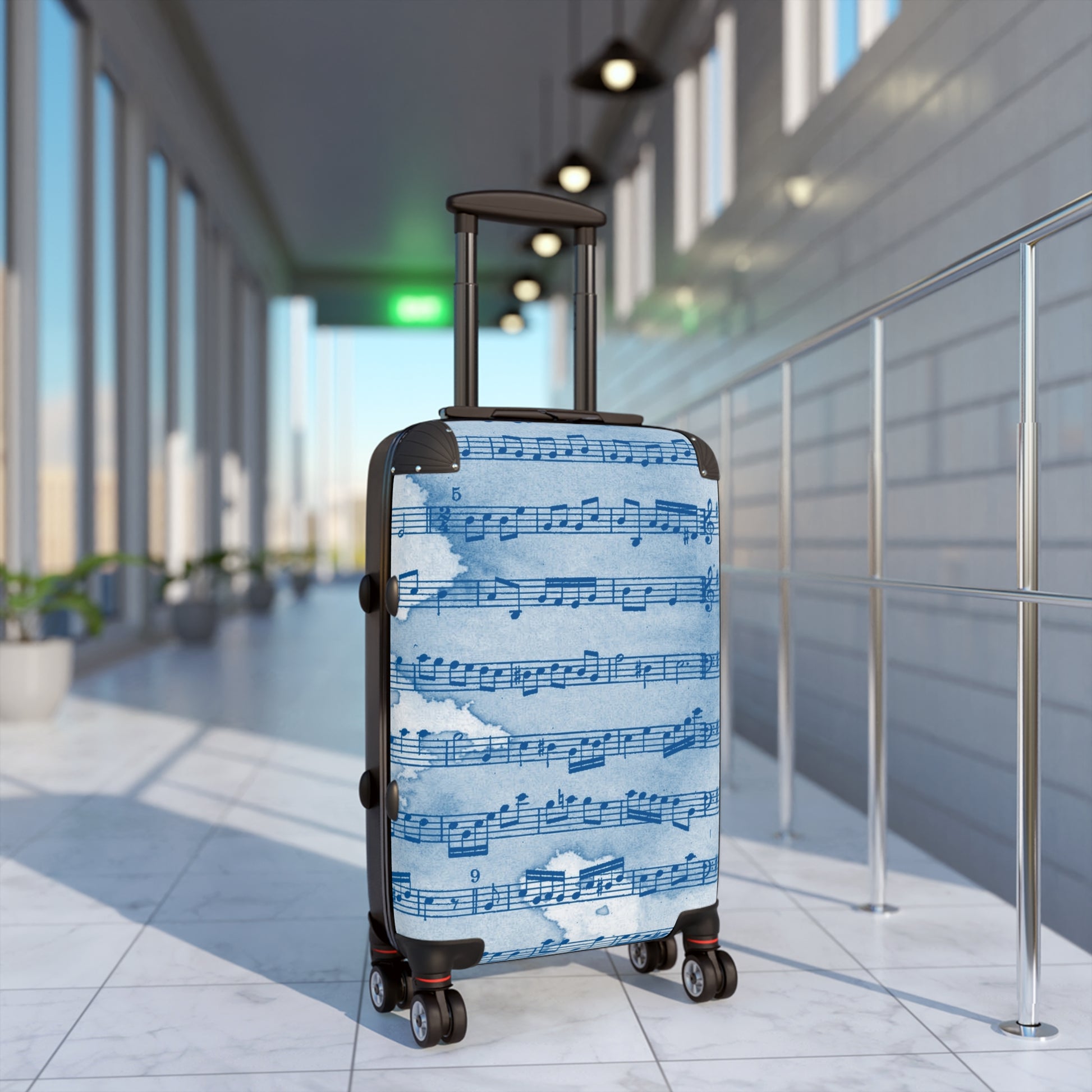 Drip Spill Type Beat Sheet Music Blue Suitcase, Artsulli - Art is Long, Life is Short, Bags, , , , , , , 