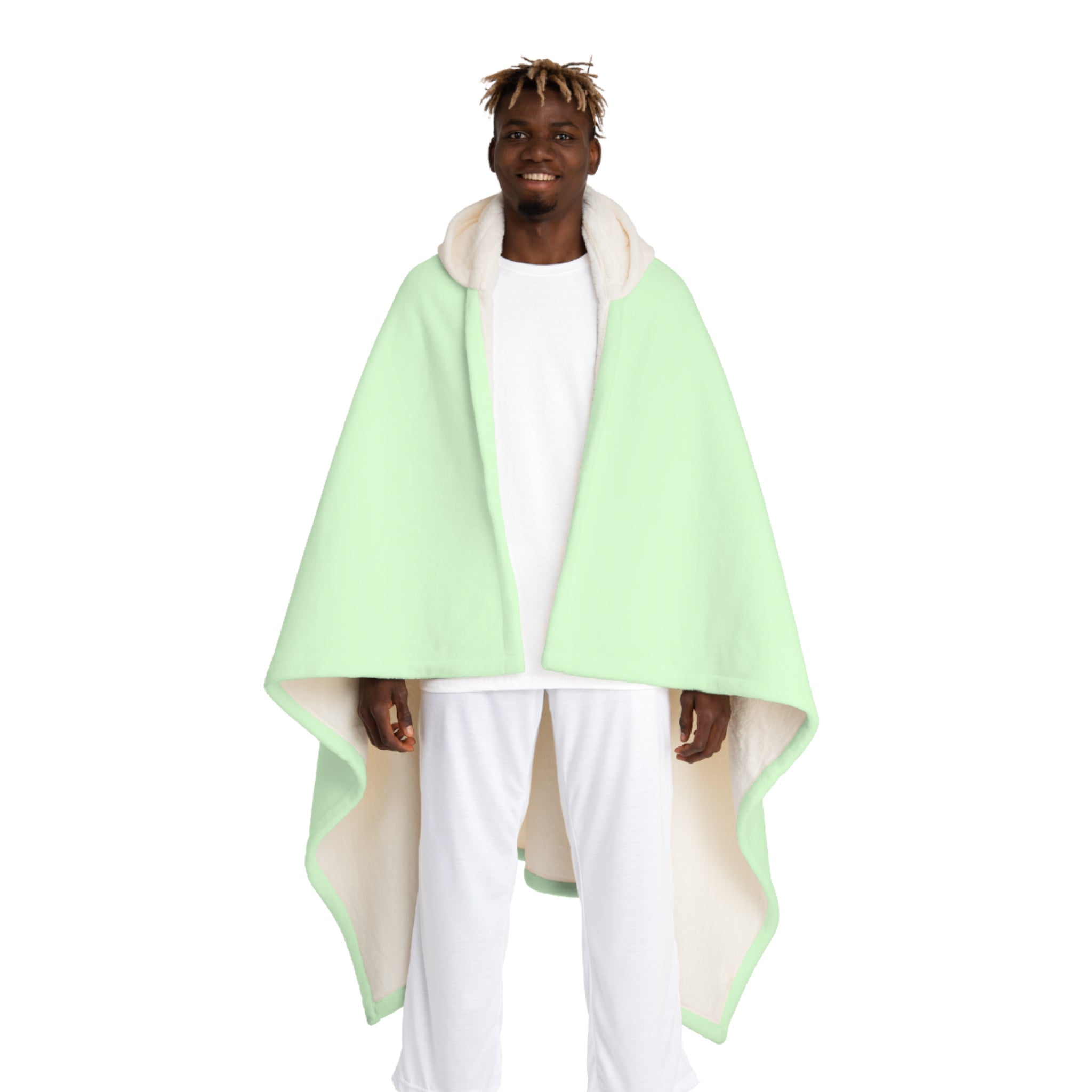 Hooded Sherpa Fleece Blanket