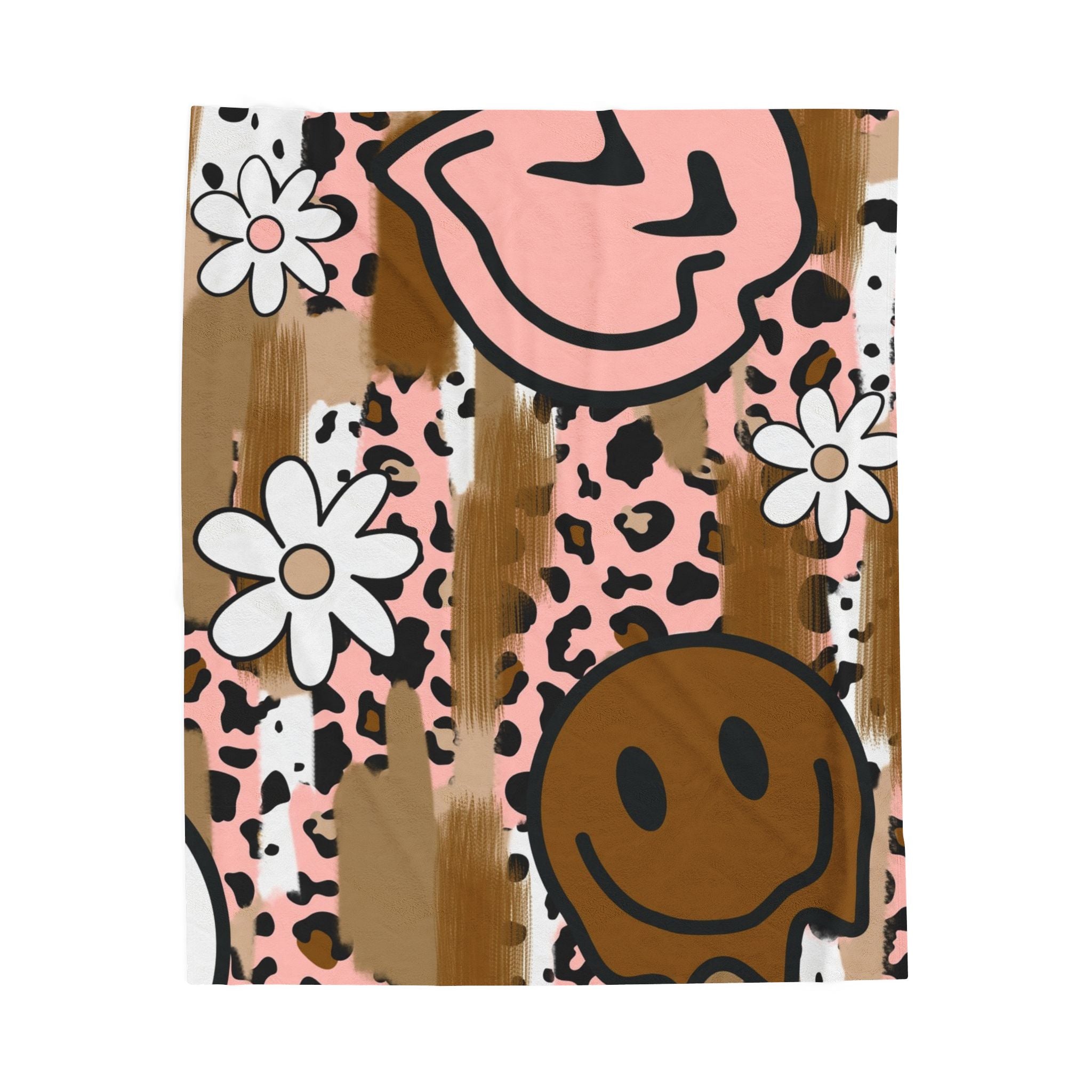 Sutfin Ghosts Pop Art Velveteen Plush Blanket, Artsulli - Art is Long, Life is Short, All Over Prints, Size, 50" × 60", , , , , 32604626100510402980