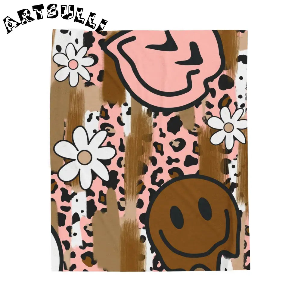 JAKKOUTTHEBXX Sutfin Ghosts Pop Art Velveteen Plush Blanket