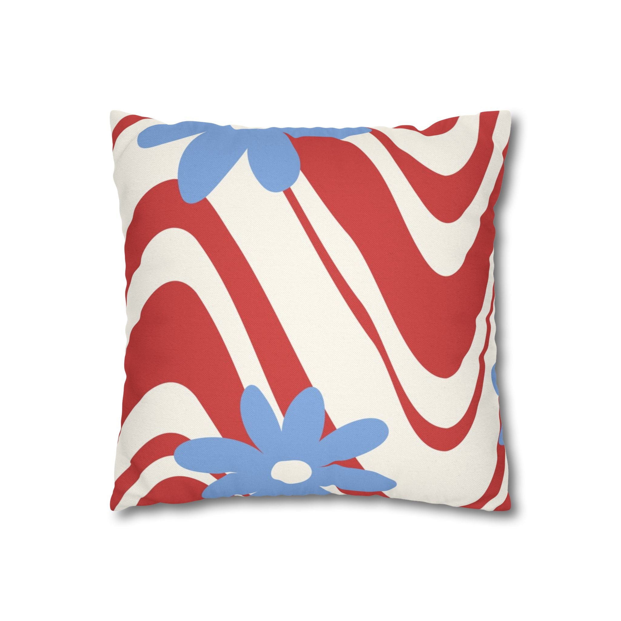Spun Polyester Square Pillowcase
