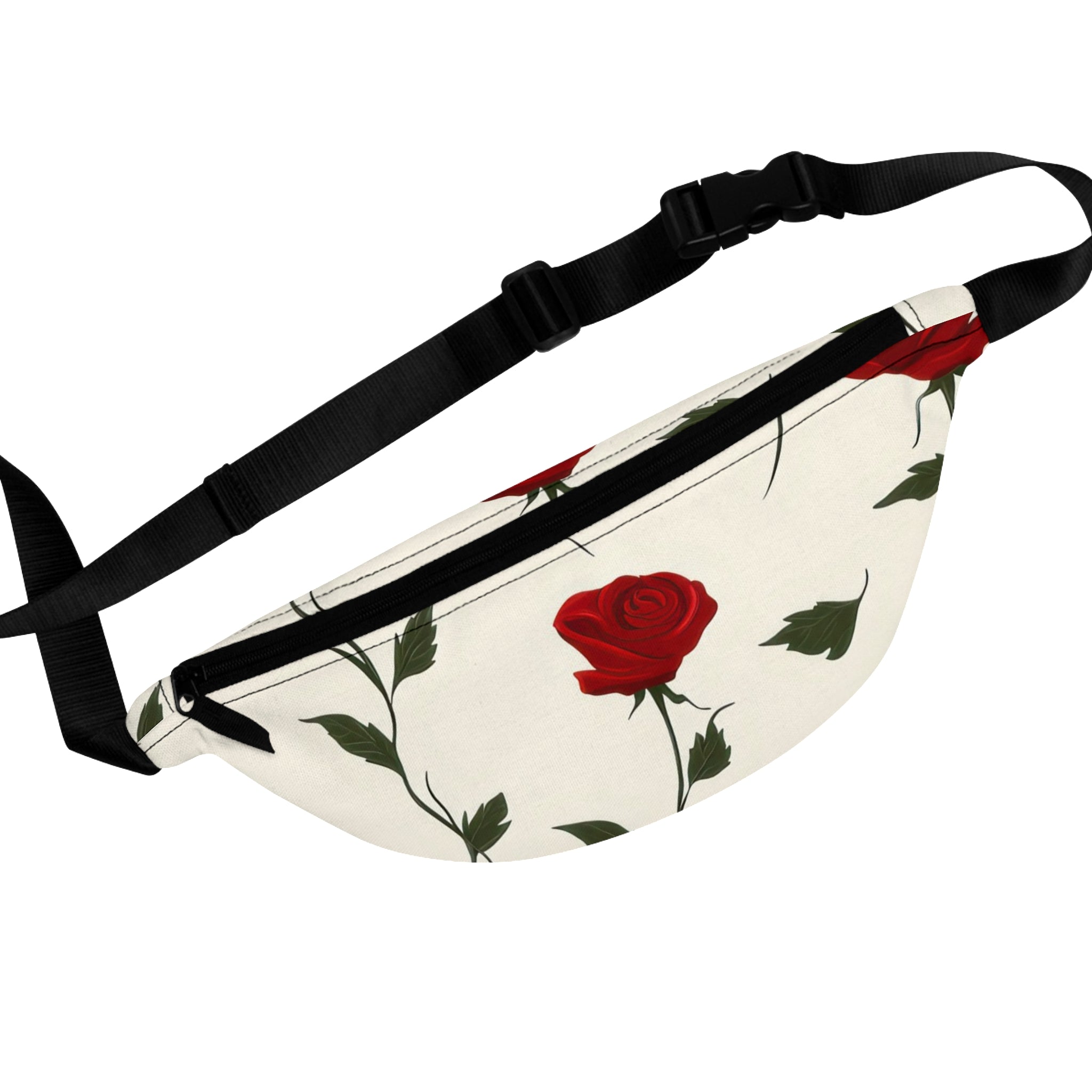 Red Roses Fanny Pack, Artsulli - Art is Long, Life is Short, Bags, Size, One size, , , , , 10463497091554