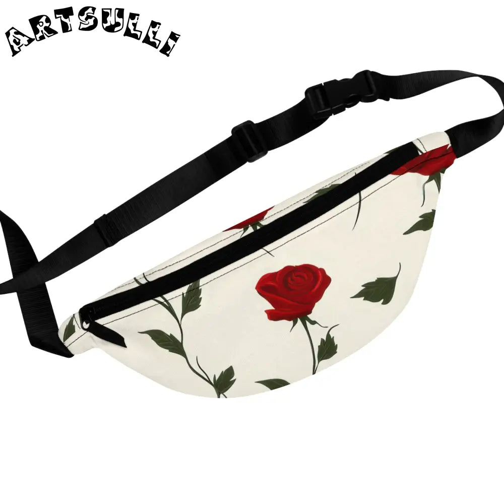 JAKKOUTTHEBXX Red Roses Fanny Pack JAKKOUTTHEBXX Artsulli - Art