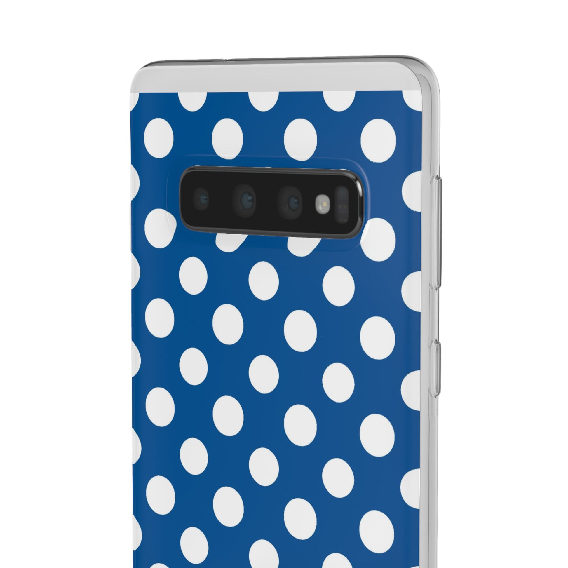 Blue and White Polka Dot iPhone Case, Artsulli - Art is Long, Life is Short, Phone Case, , , , , , , 
