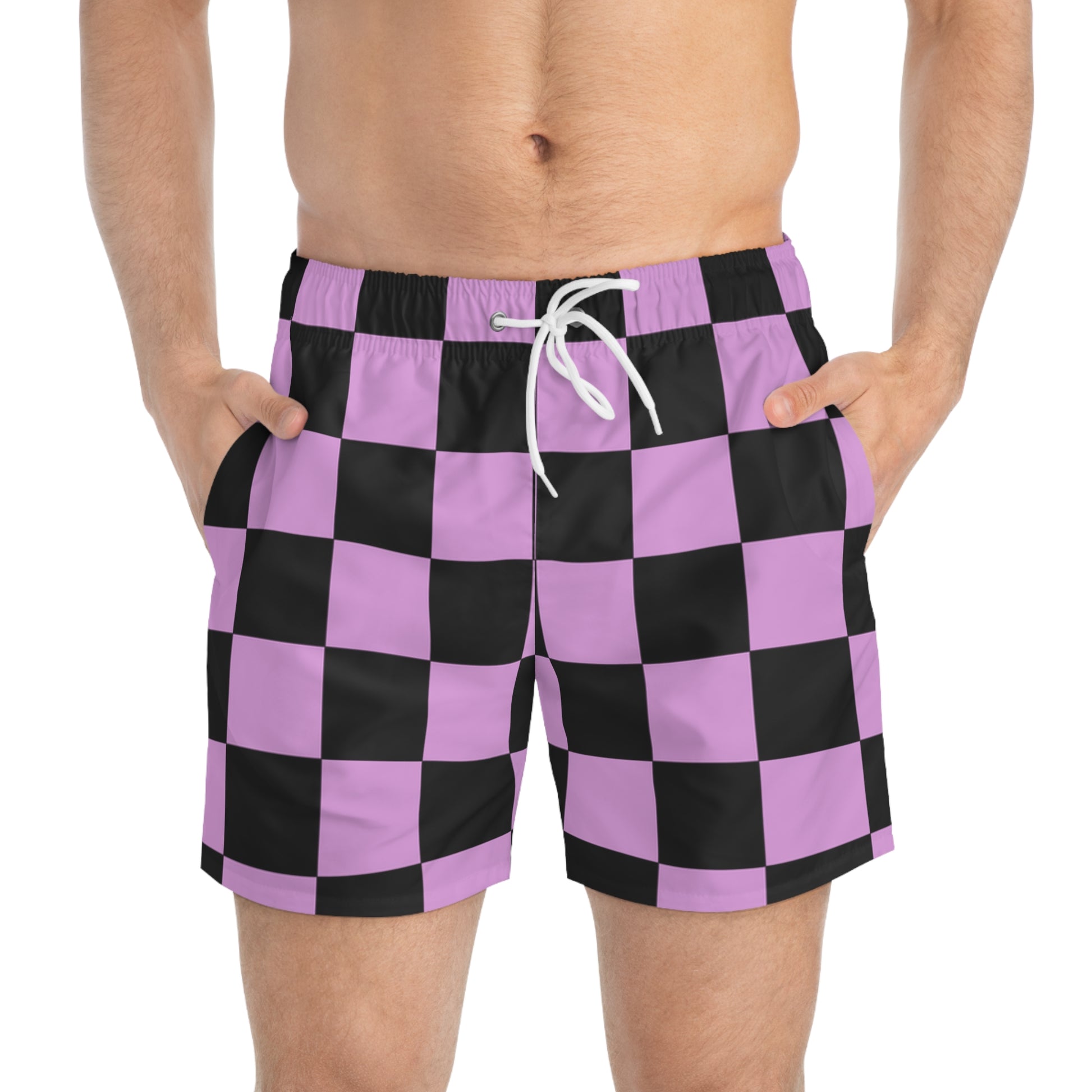 Pixel Punk Vision Swim Trunks (AOP), Artsulli - Art is Long, Life is Short, All Over Prints, , , , , , , 