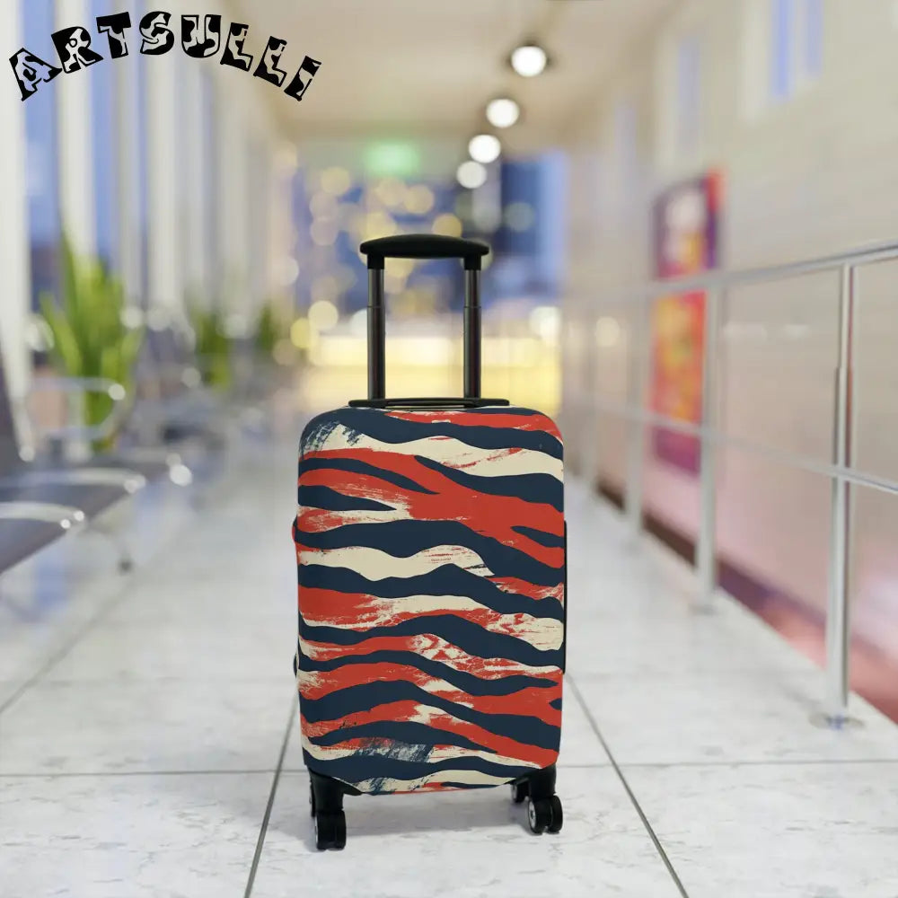 JAKKOUTTHEBXX Capricious Tiger Wave Luggage Cover JAKKOUTTHEBXX