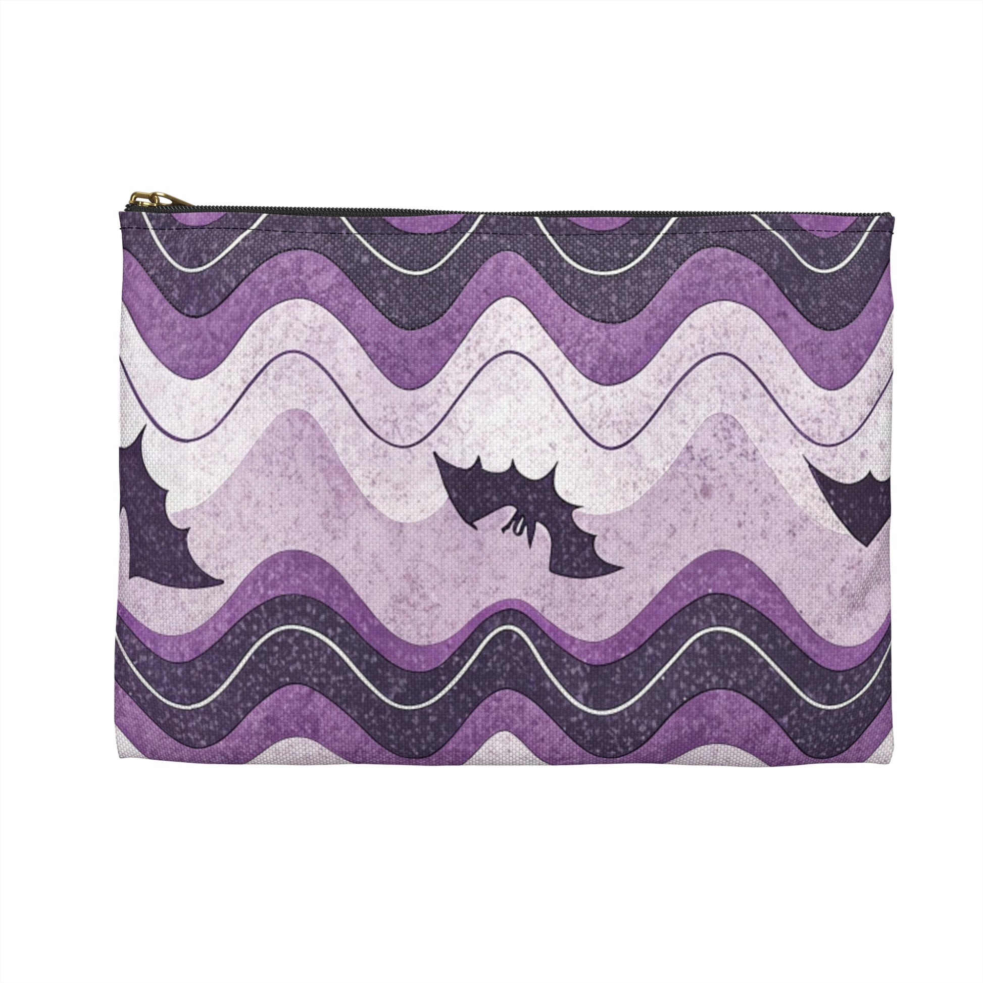 Bat Wave Accessory Pouch, Artsulli - Art is Long, Life is Short, Bags, , , , , , , 