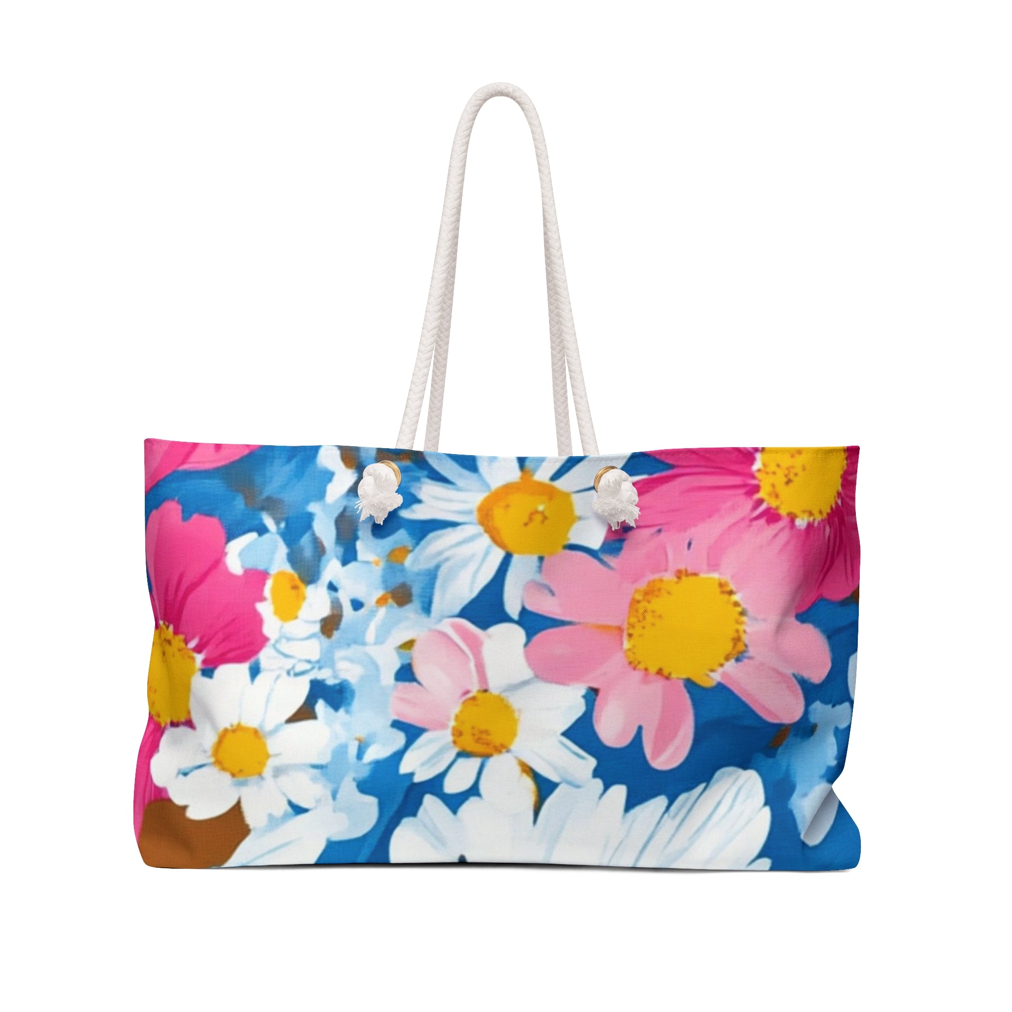 CDG Daisy Dream Blue Weekender Bag, Artsulli - Art is Long, Life is Short, Bags, Size, 24" × 13", , , , , 22448585484091