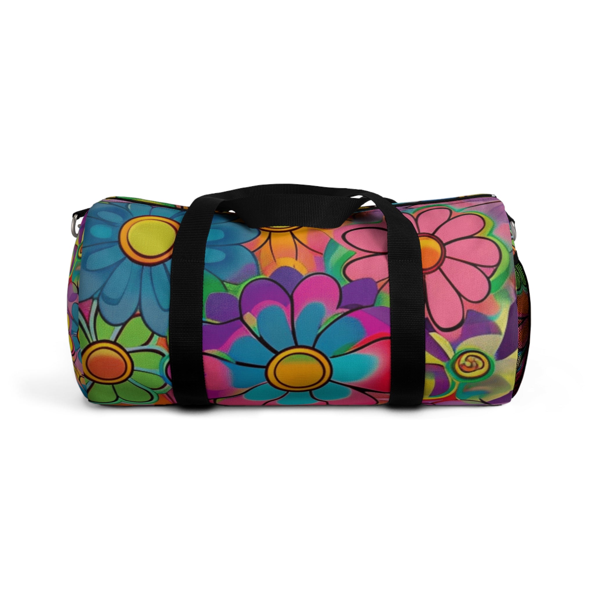 Chromatic Daisy Dream Duffel Bag, Artsulli - Art is Long, Life is Short, Bags, Size, Small, , , , , 34180199586629703496