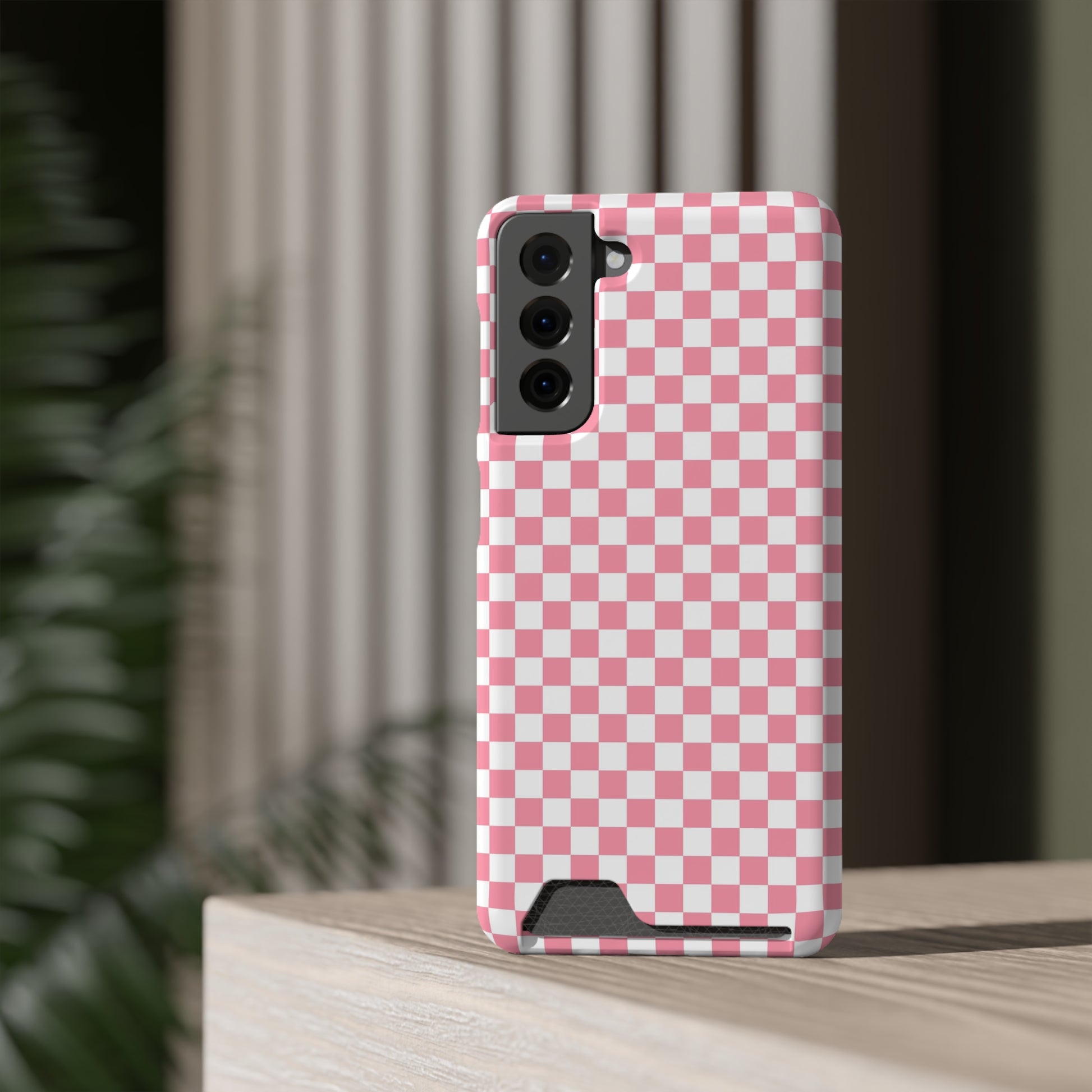 Brigandine Checkered Scene Phone Case With Card Holder, Artsulli - Art is Long, Life is Short, Phone Case, , , , , , , 