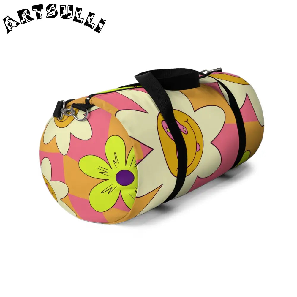 JAKKOUTTHEBXX Trippy Sour Face Rave Duffel Bag JAKKOUTTHEBXX
