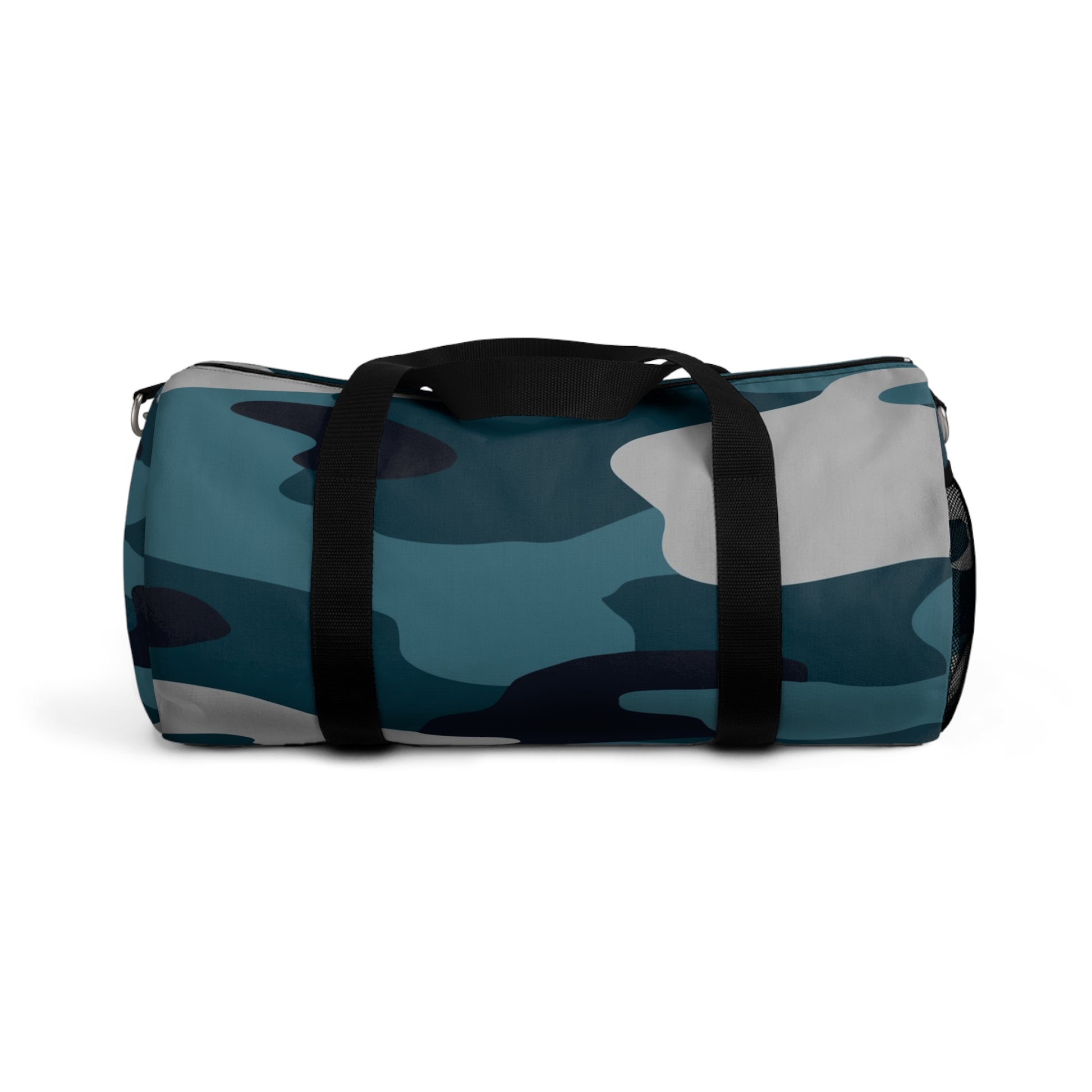 Blue Camouflage Duffel Bag, Artsulli - Art is Long, Life is Short, Bags, Size, Small, , , , , 10043513468799
