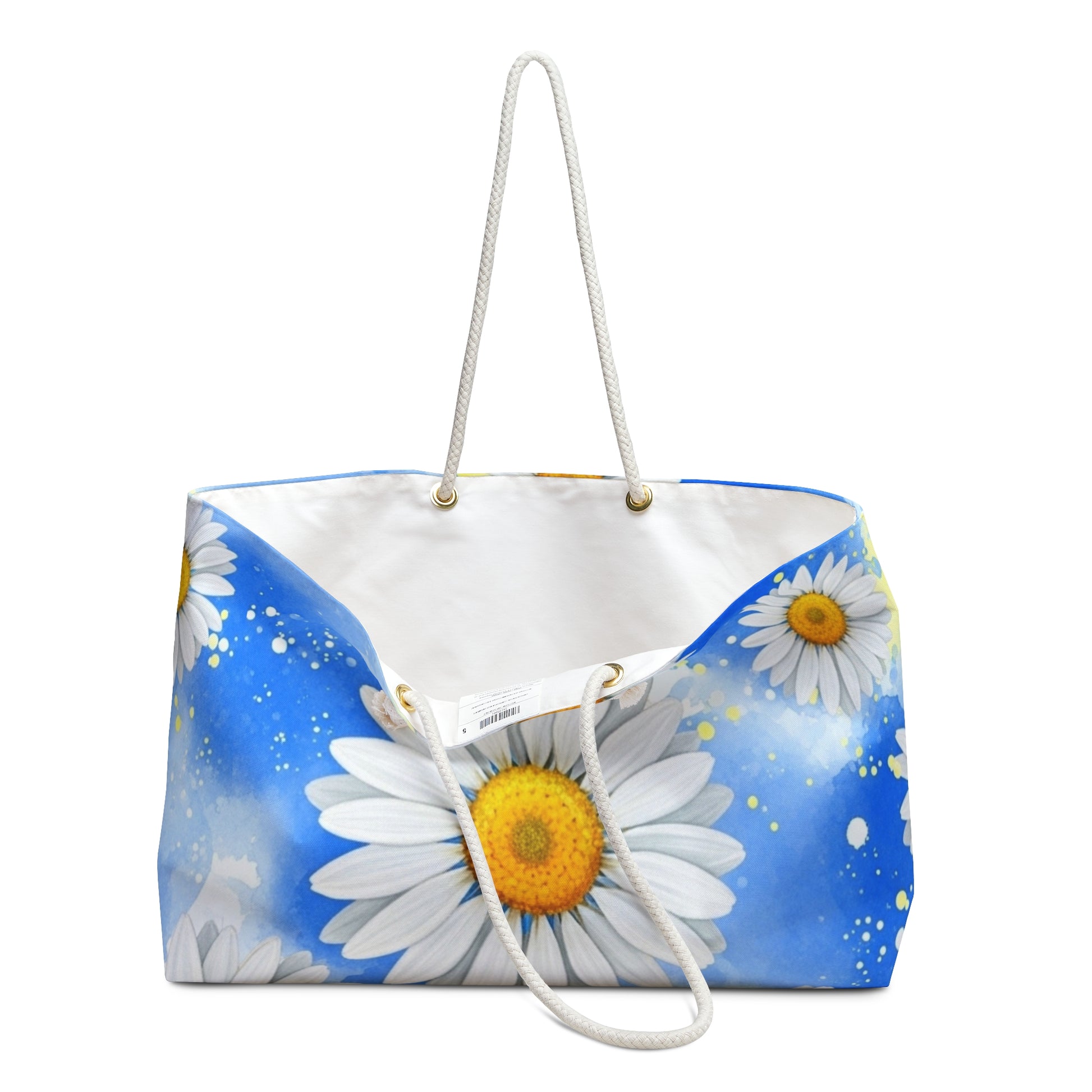 Daisies Weekender Bag, Artsulli - Art is Long, Life is Short, Bags, , , , , , , 