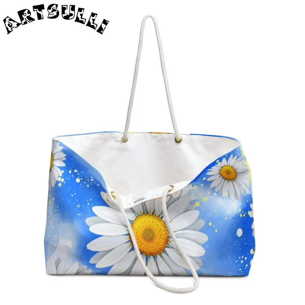 JAKKOUTTHEBXX Daisies Weekender Bag JAKKOUTTHEBXX Artsulli - Art