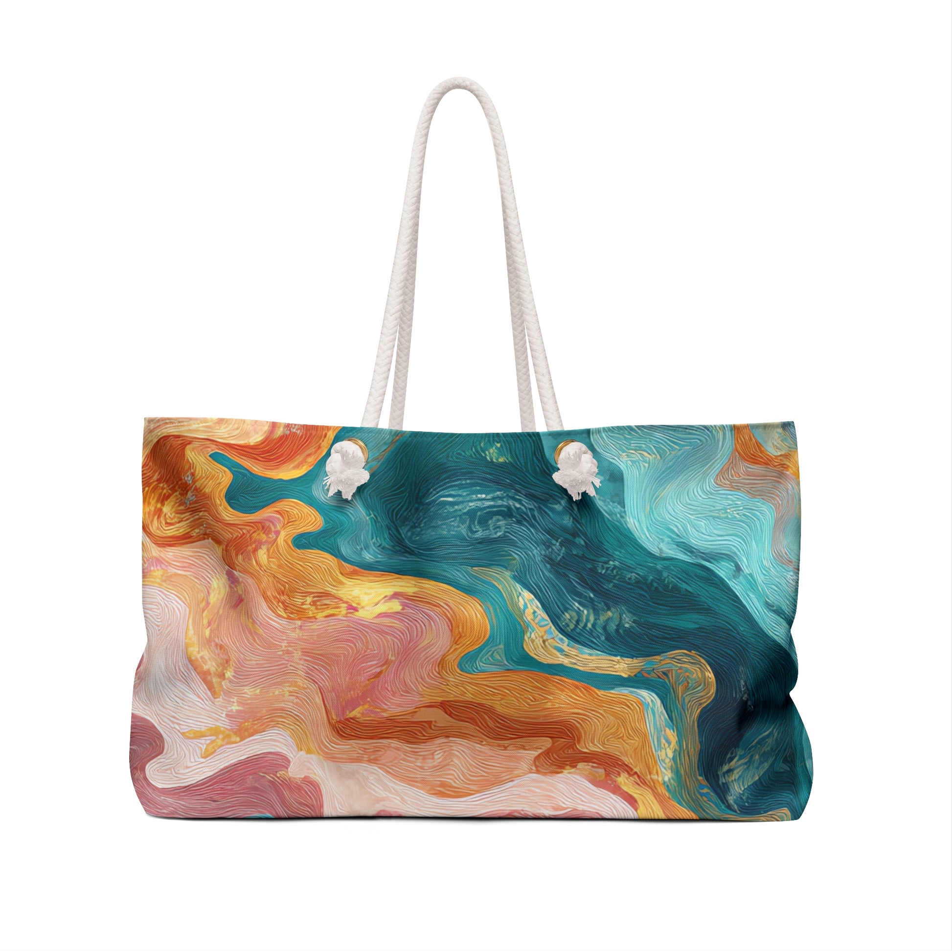 Liquid Marble Spill Weekender Bag, Artsulli - Art is Long, Life is Short, Bags, , , , , , , 