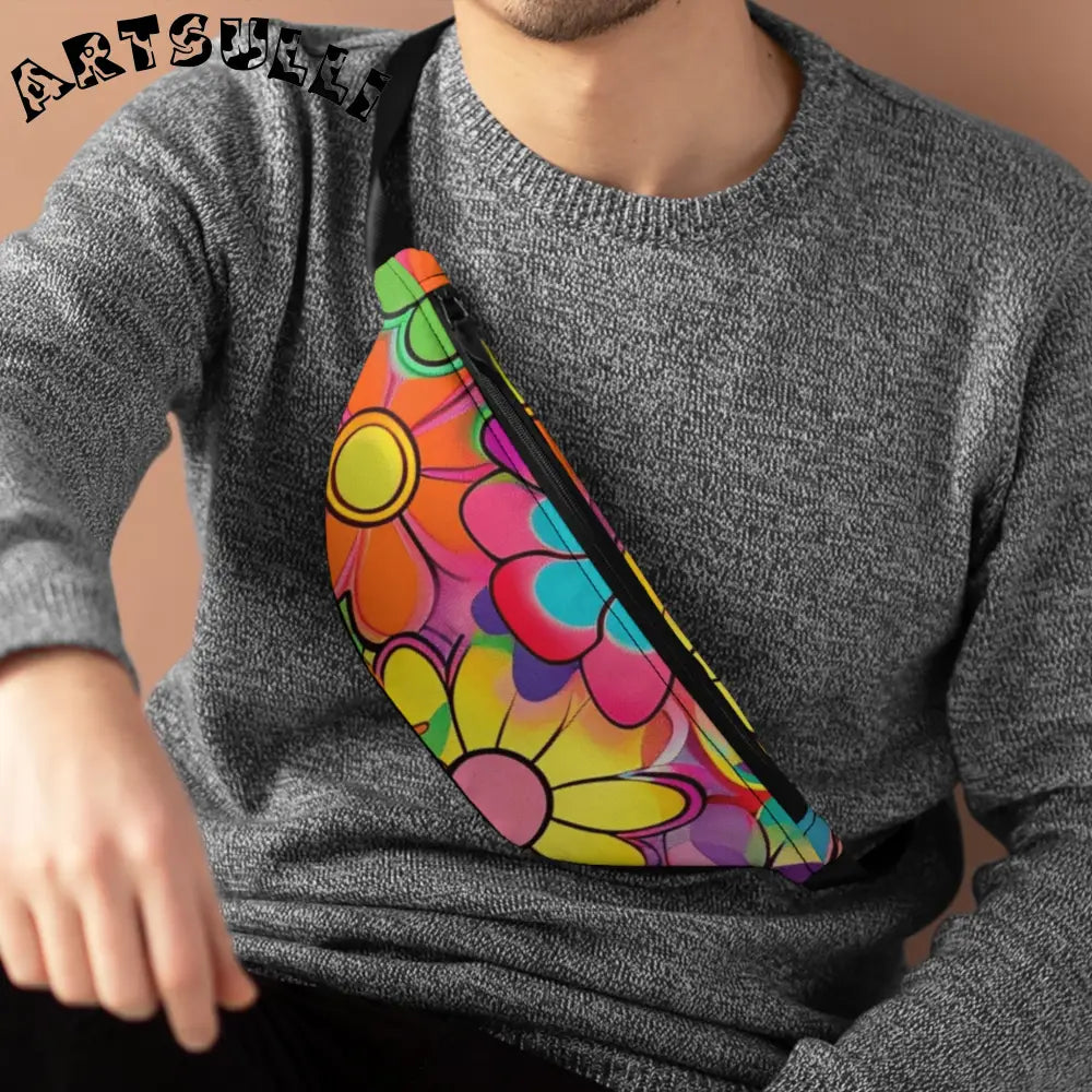 JAKKOUTTHEBXX Chromatic Daisy Dream Fanny Pack JAKKOUTTHEBXX